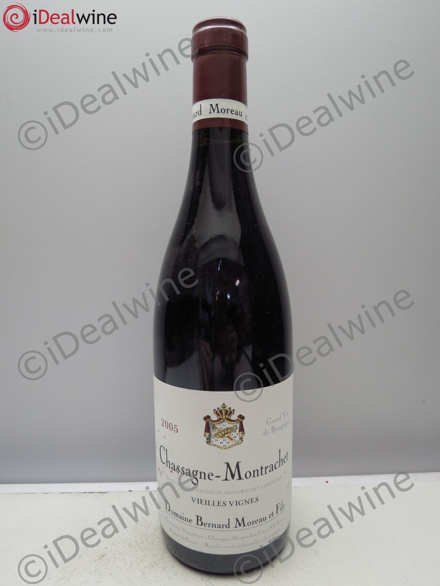 Chassagne-Montrachet Vieilles Vignes Domaine Bernard Moreau 2005 - Posten von 6 Flaschen - 0