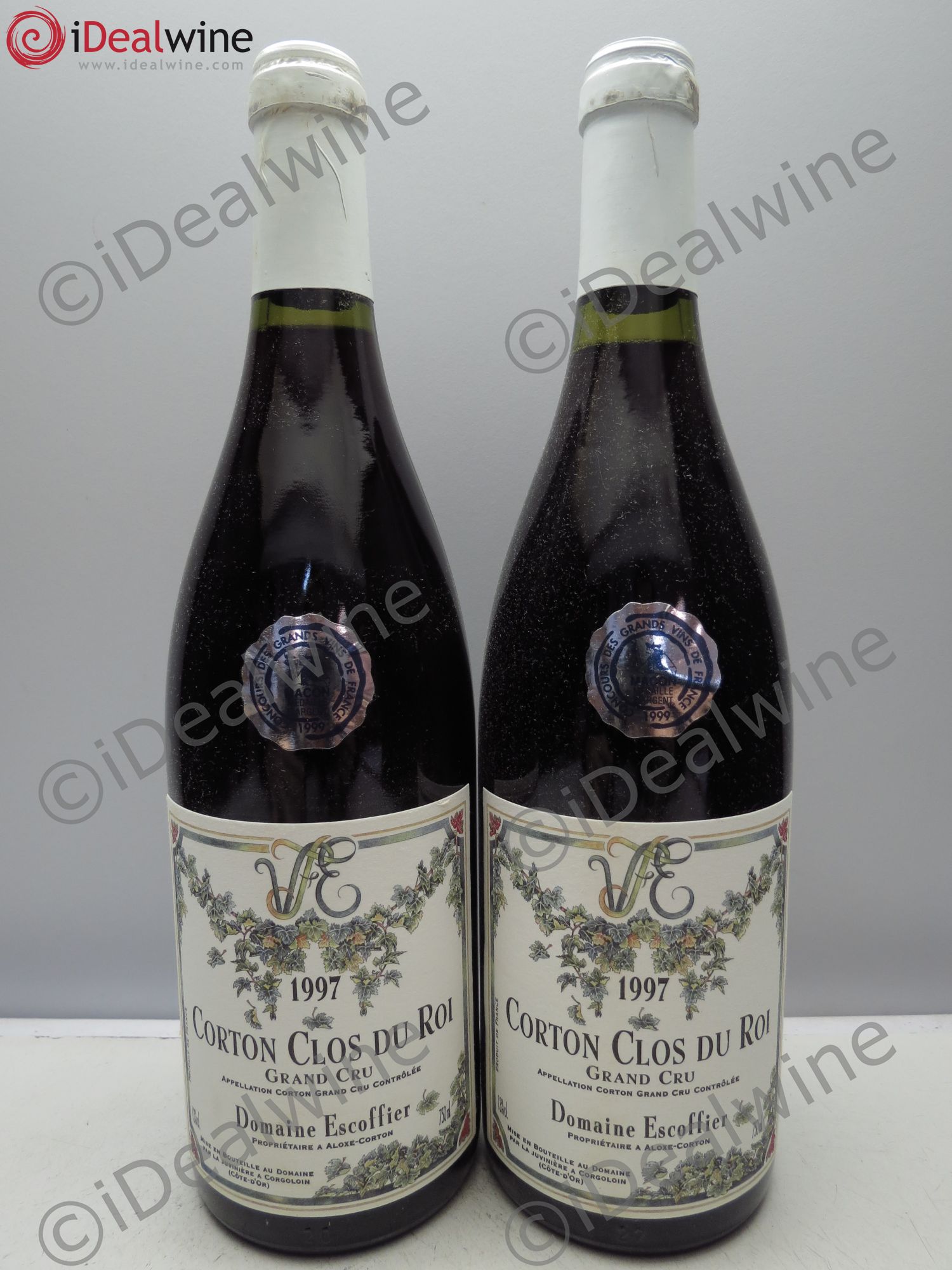 Corton Grand Cru Domaine Escoffier (sans prix de reserve/no reserve) 1997 - Posten von 2 Flaschen - 0