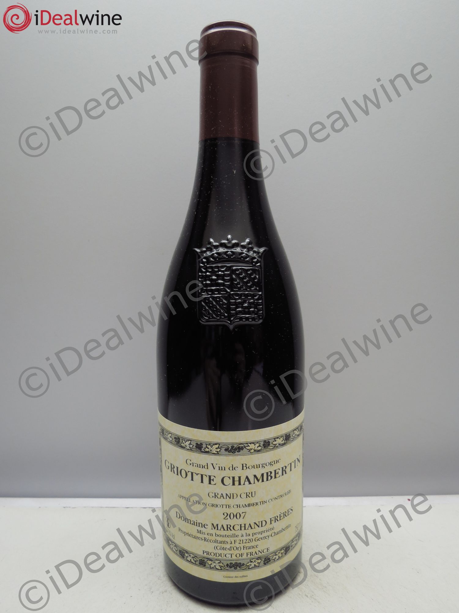 Griotte-Chambertin Grand Cru Domaine Marchand Frères 2007 - Posten von 1 Flasche - 0