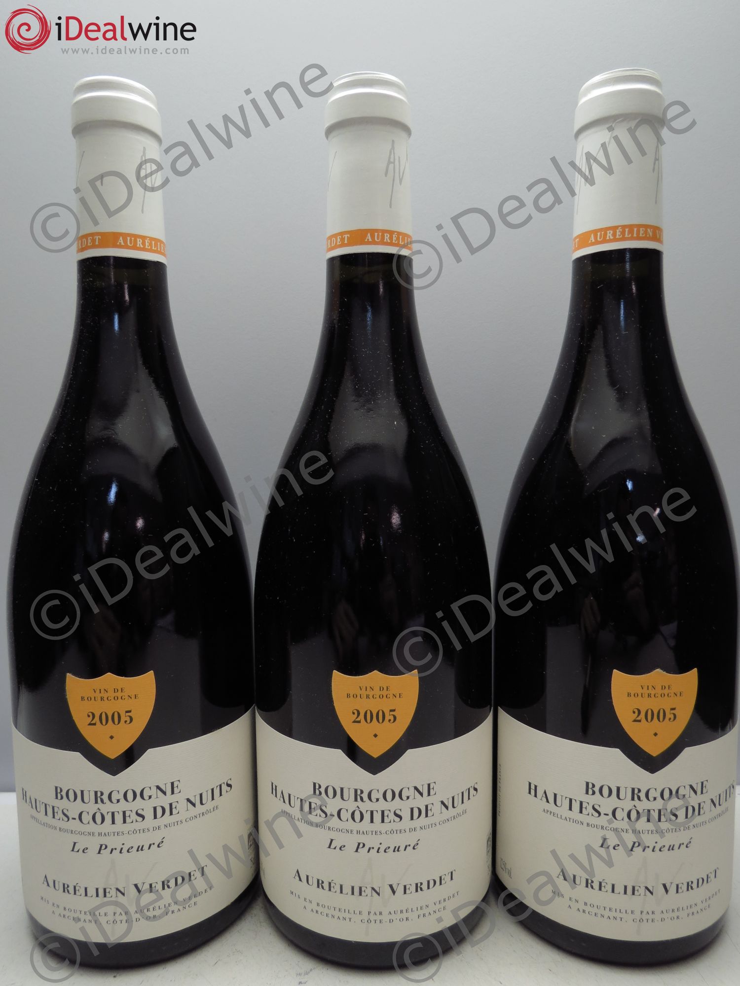 Hautes-Côtes de Nuits "le Prieuré" Aurélien Verdet 2005 - Posten von 3 Flaschen - 0