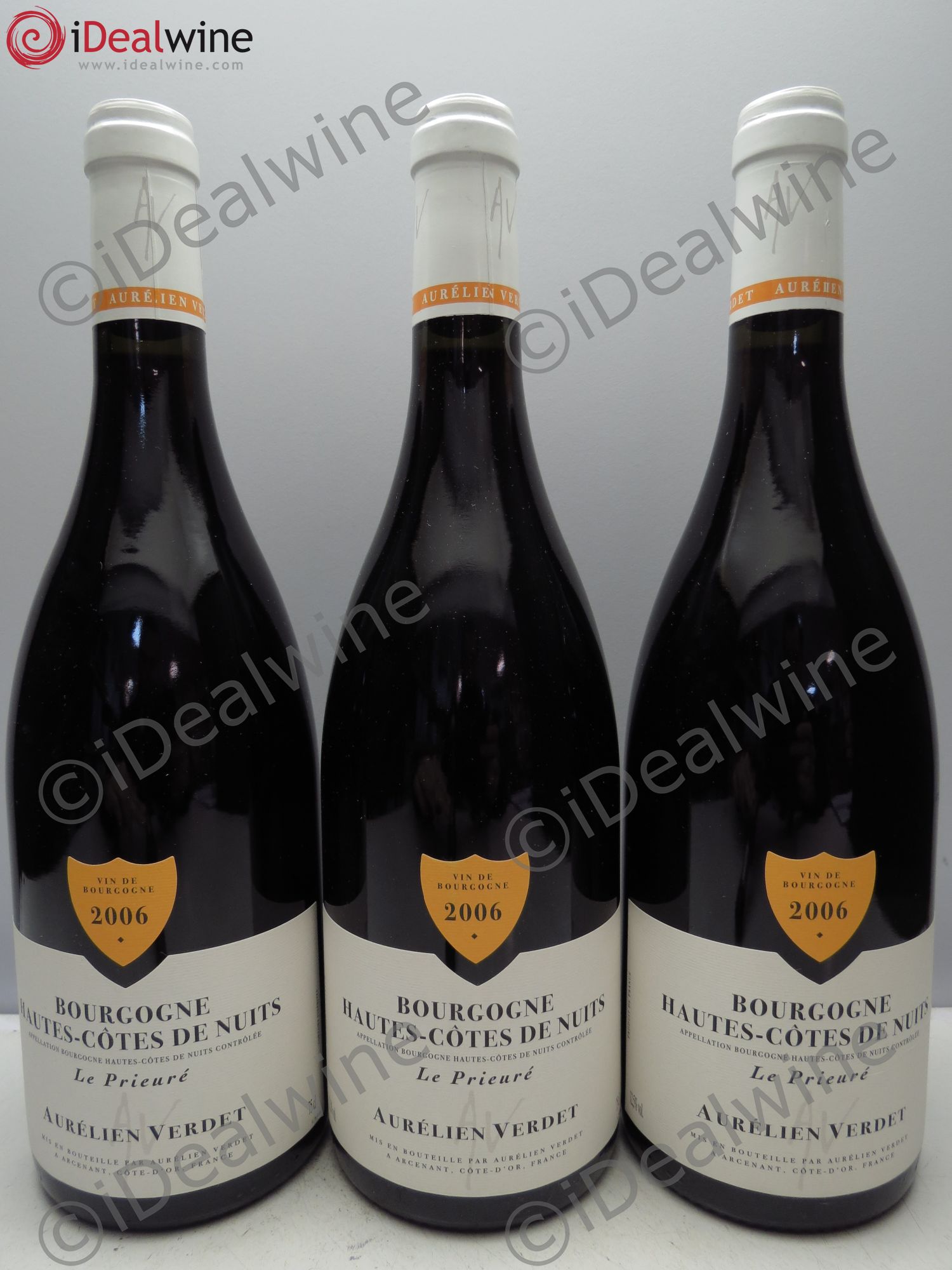 Hautes-Côtes de Nuits "le Prieuré" Aurélien Verdet (sans prix de reserve/no reserve) 2006 - Posten von 3 Flaschen - 0