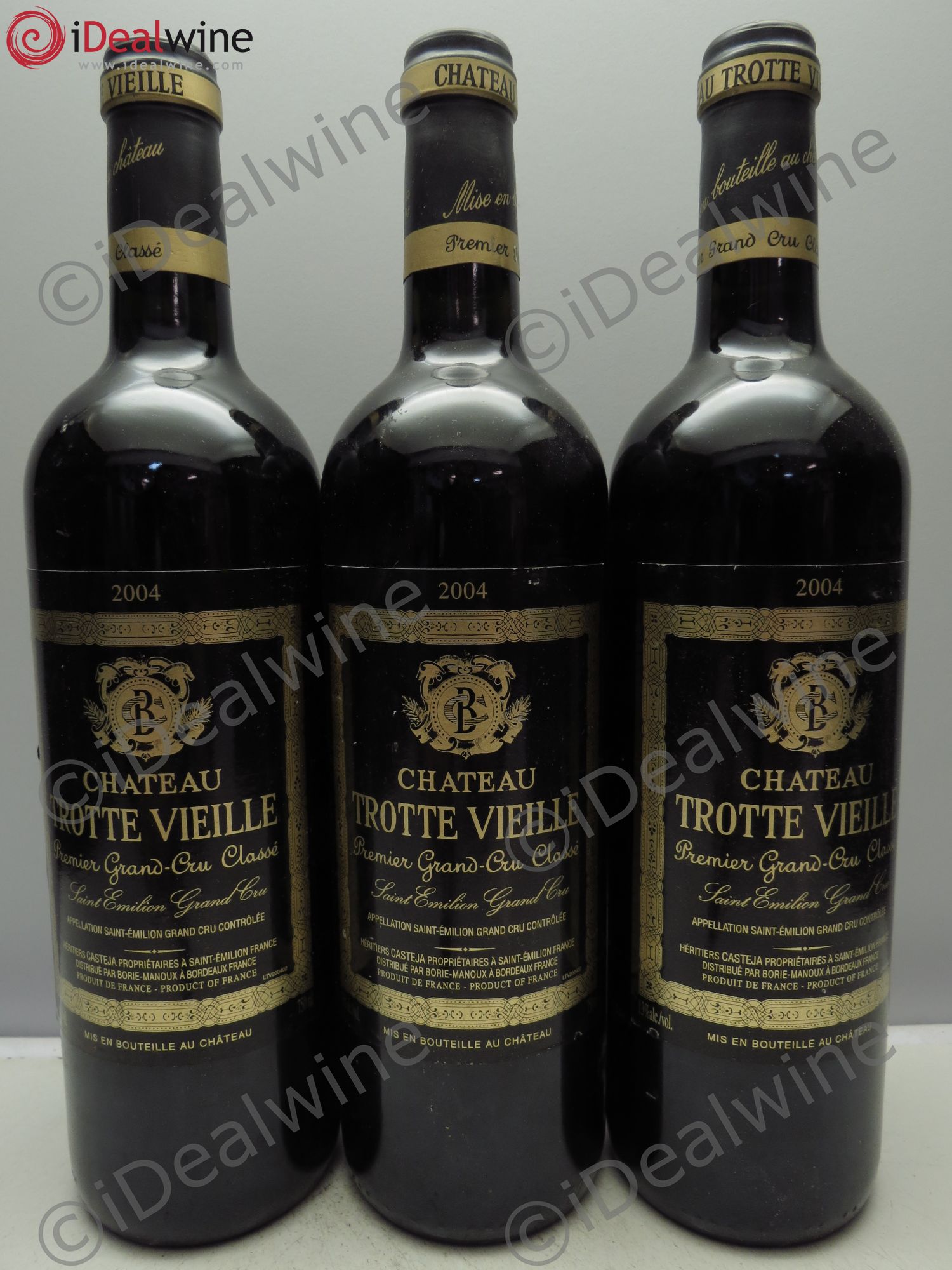 Château Trotte Vieille 1er Grand Cru Classé B (sans prix de reserve/no reserve) 2004 - Lotto di 3 bottiglie - 0