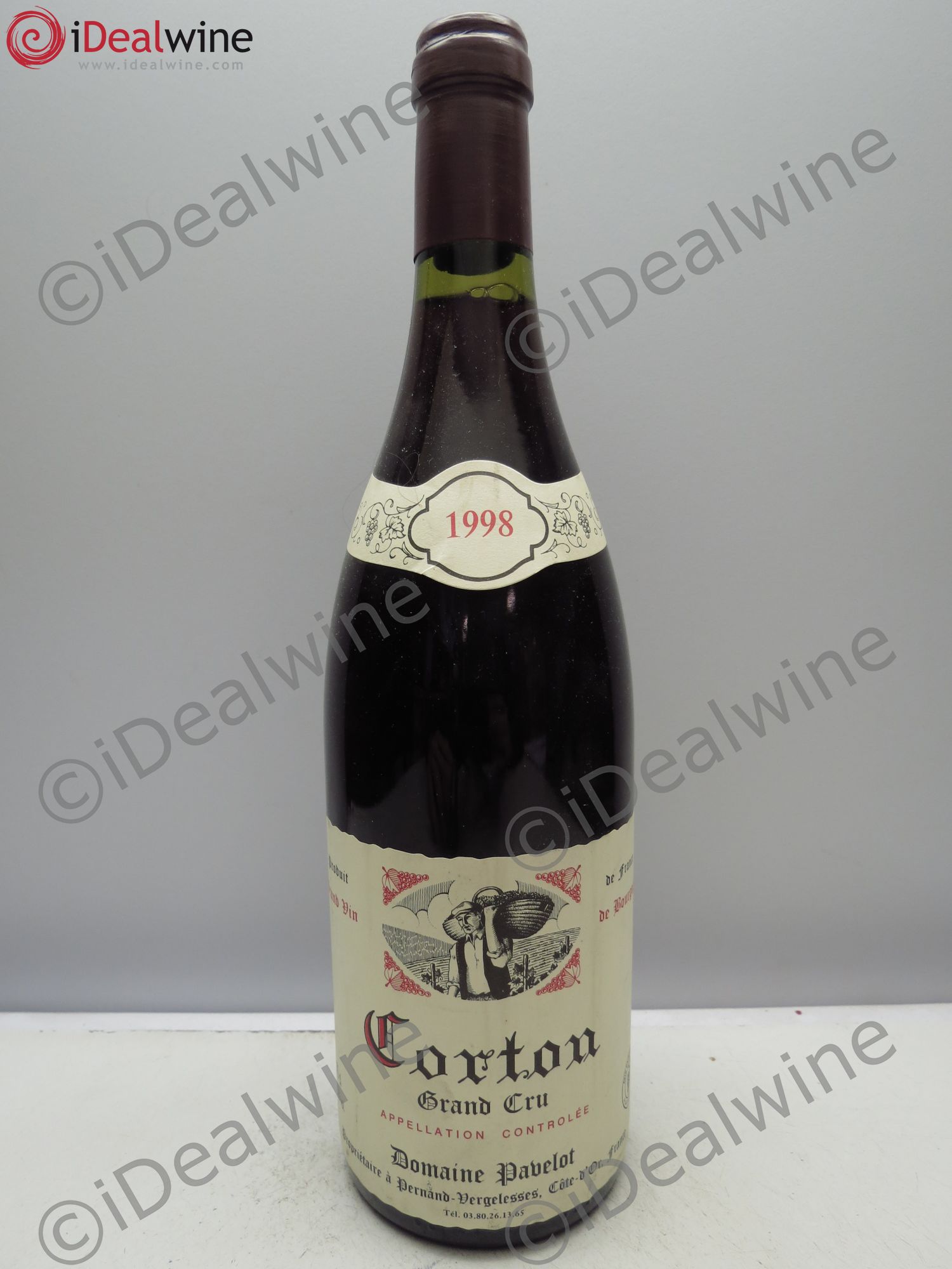 Corton Grand Cru Domaine Pavelot(sans prix de réserve/no reserve) 1998 - Posten von 1 Flasche - 0
