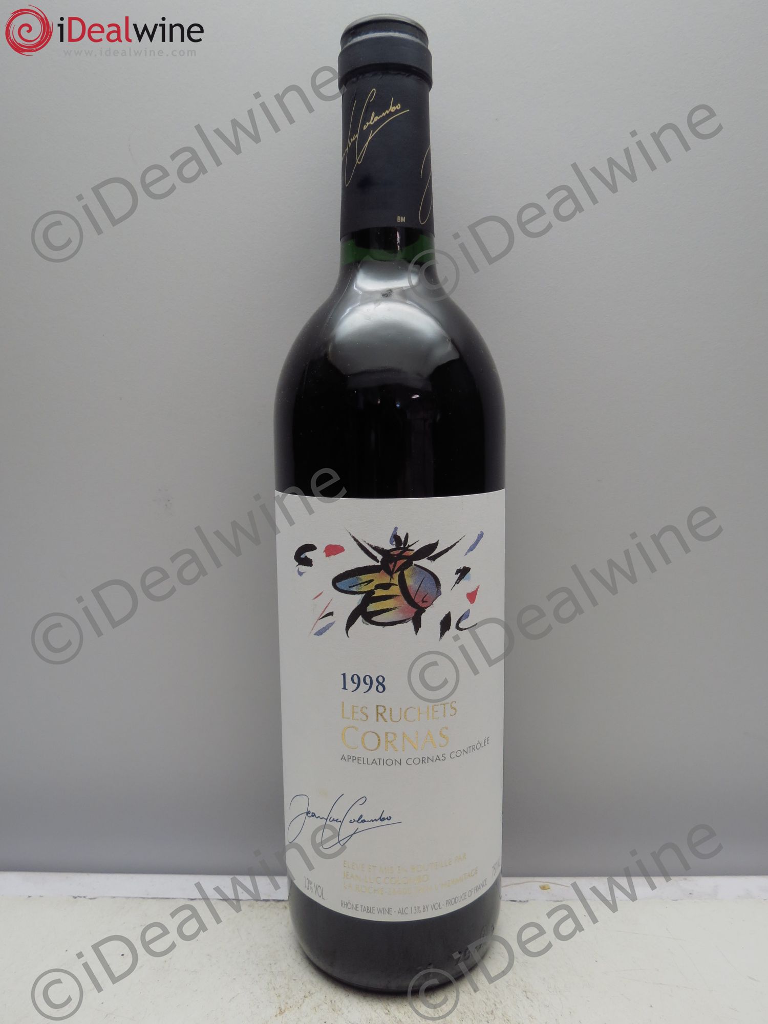 Cornas les Ruchets Jean-Luc Colombo 1998 - Posten von 1 Flasche - 0
