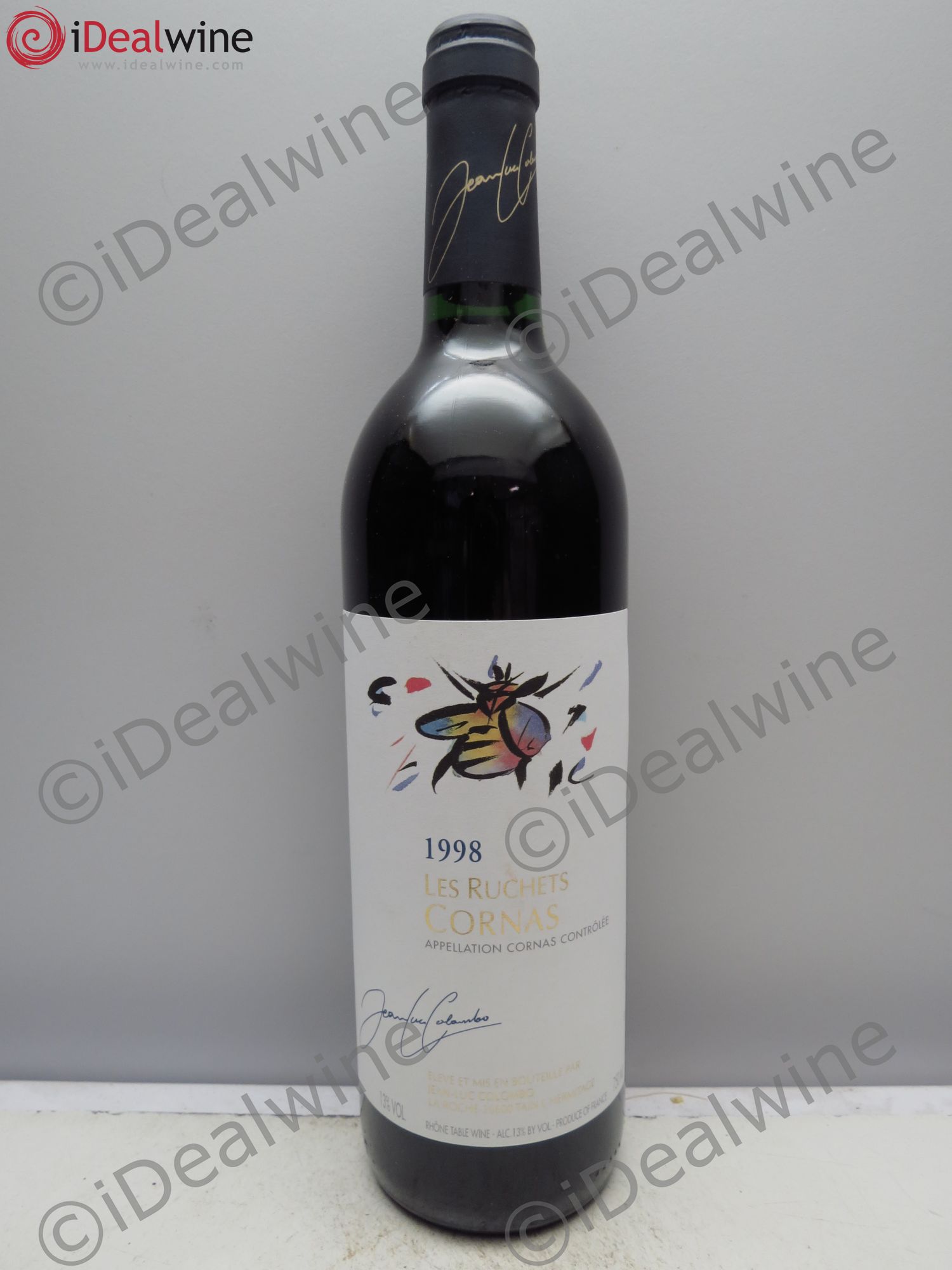 Cornas les Ruchets Jean-Luc Colombo (sans prix de réserve/no reserve) 1998 - Posten von 1 Flasche - 0