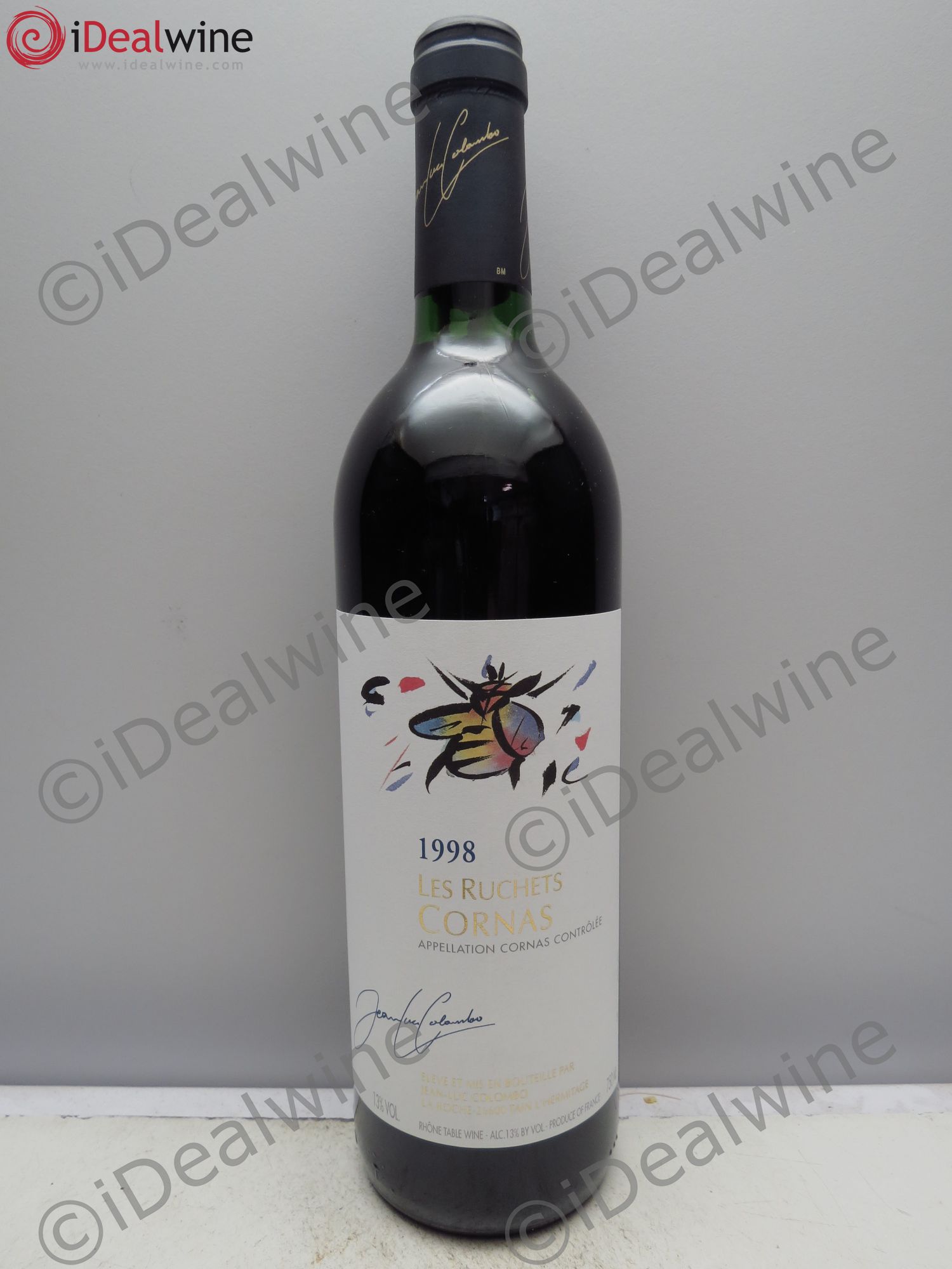 Cornas les Ruchets Jean-Luc Colombo (sans prix de réserve / no reserve) 1998 - Posten von 1 Flasche - 0