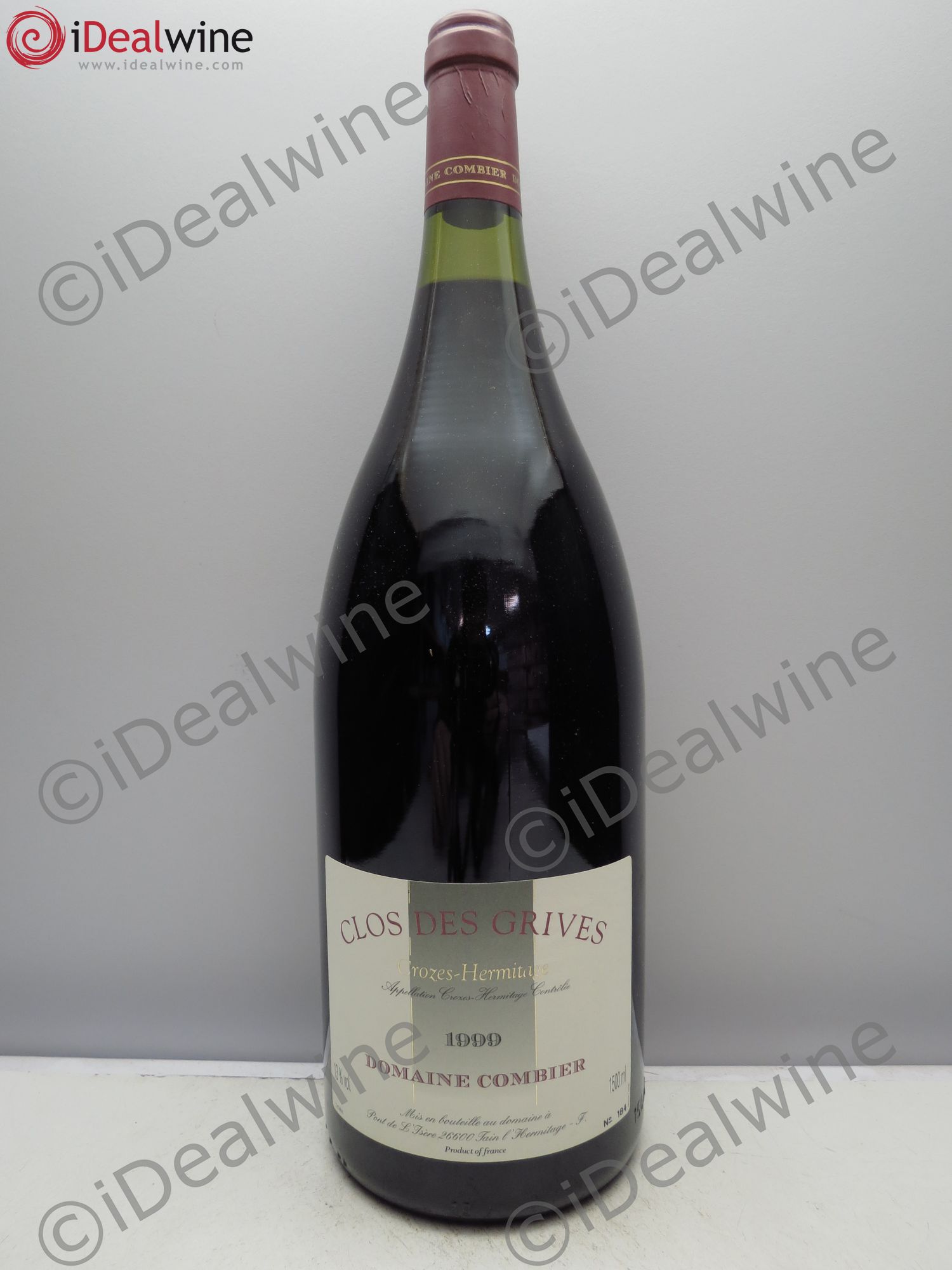 Crozes-Hermitage Clos des Grives Combier (sans prix de reserve / no reserve) 1999 - Posten von 1 Magnum - 0