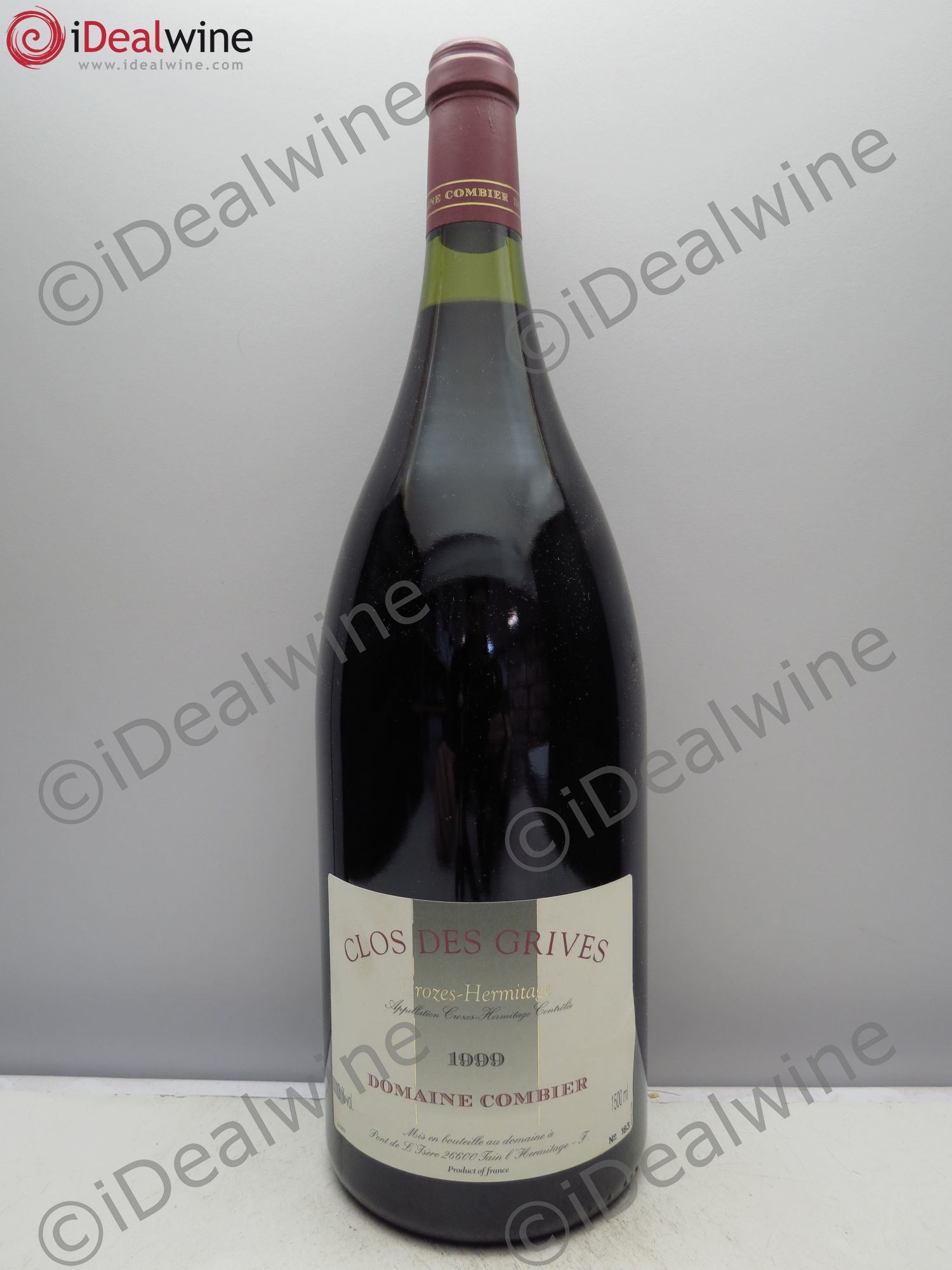 Crozes-Hermitage Clos des Grives Combier (sans prix de réserve/no reserve) 1999 - Posten von 1 Magnum - 0