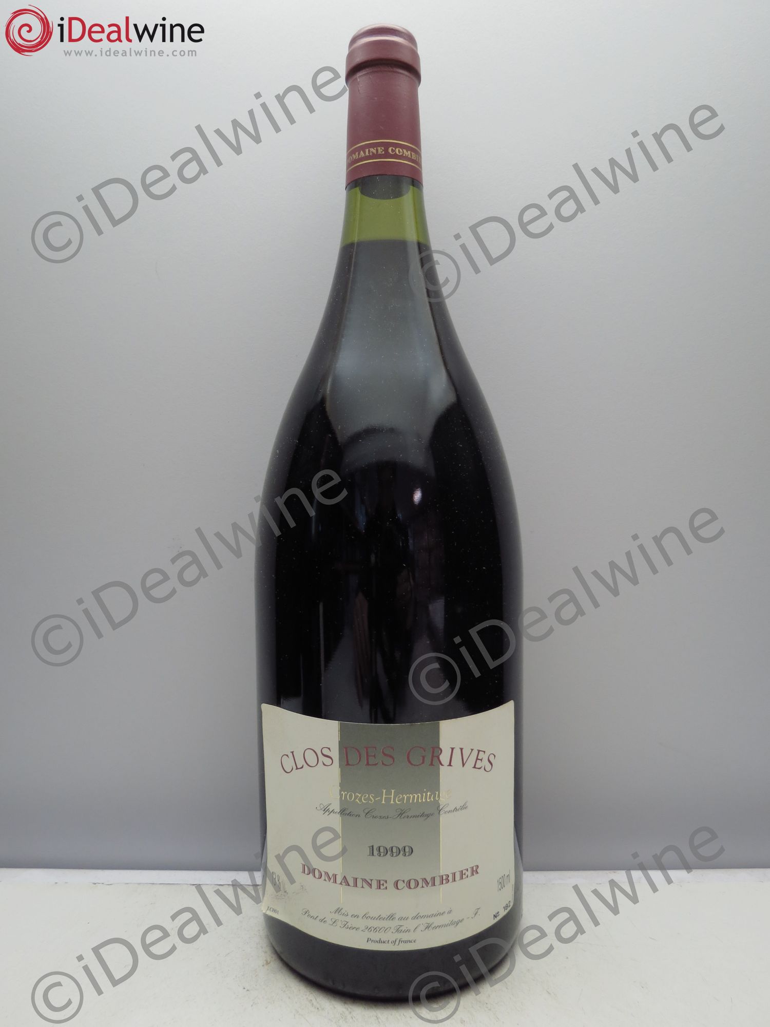 Crozes-Hermitage Clos des Grives Combier (sans prix de reserve/no reserve) 1999 - Posten von 1 Magnum - 0