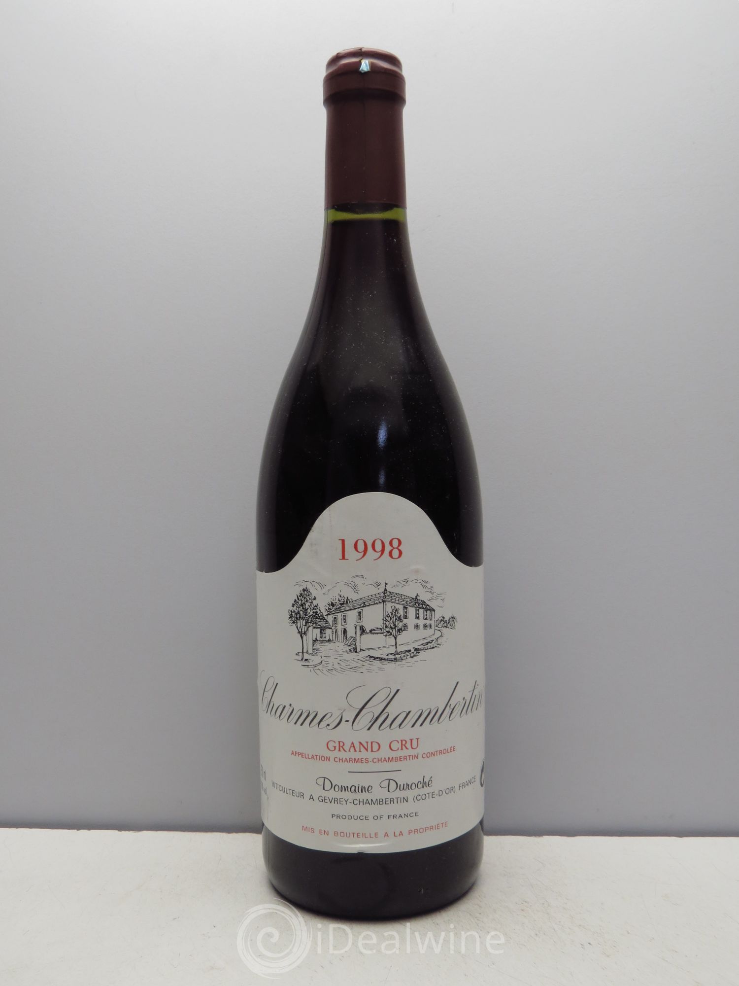 Charmes-Chambertin Grand Cru Domaine Duroché (sans prix de réserve / no reserve) 1998 - Posten von 1 Flasche - 0