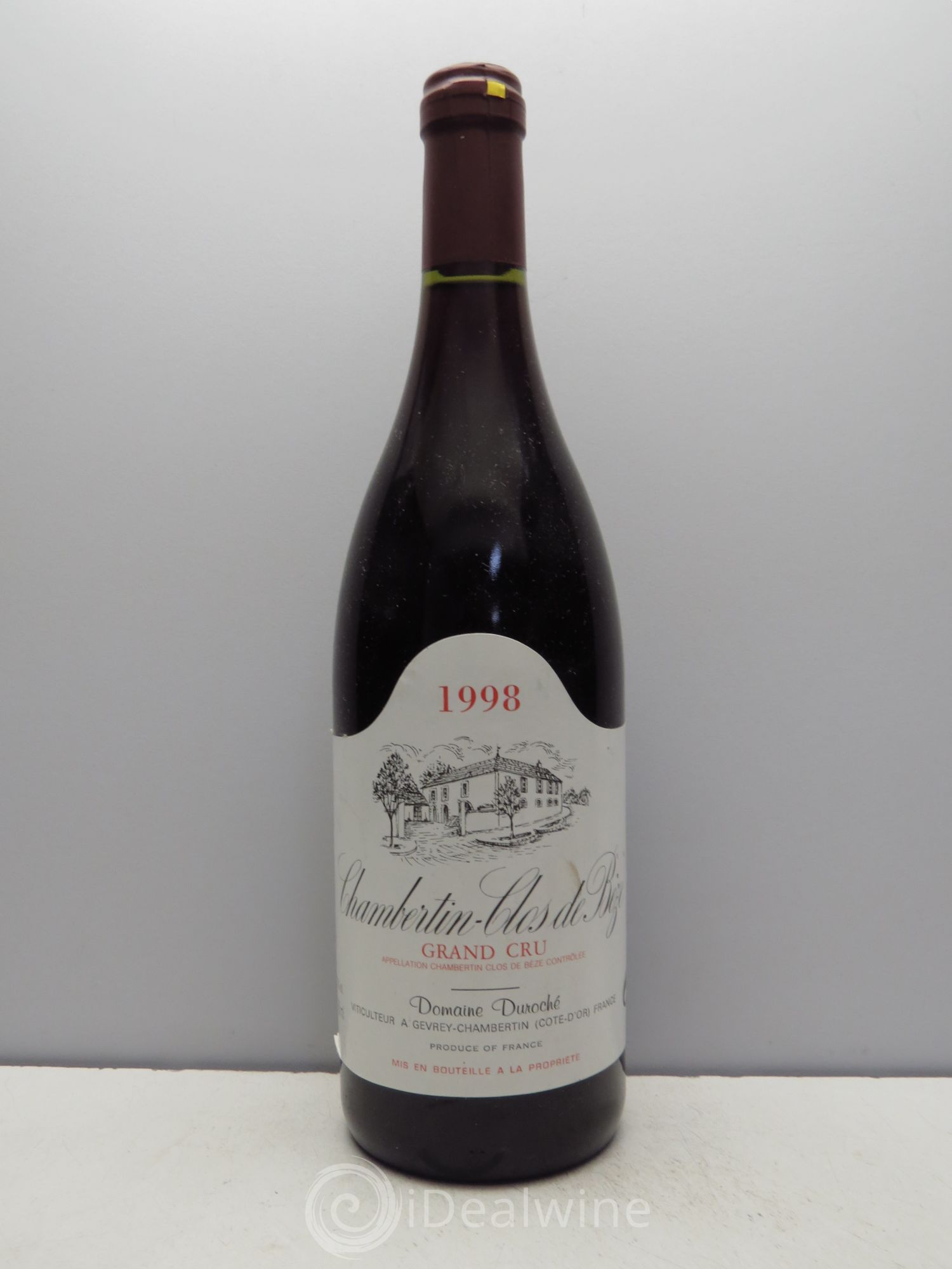Chambertin Clos de Bèze Grand Cru Domaine Duroché 1998 - Lot de 1 bouteille - 0