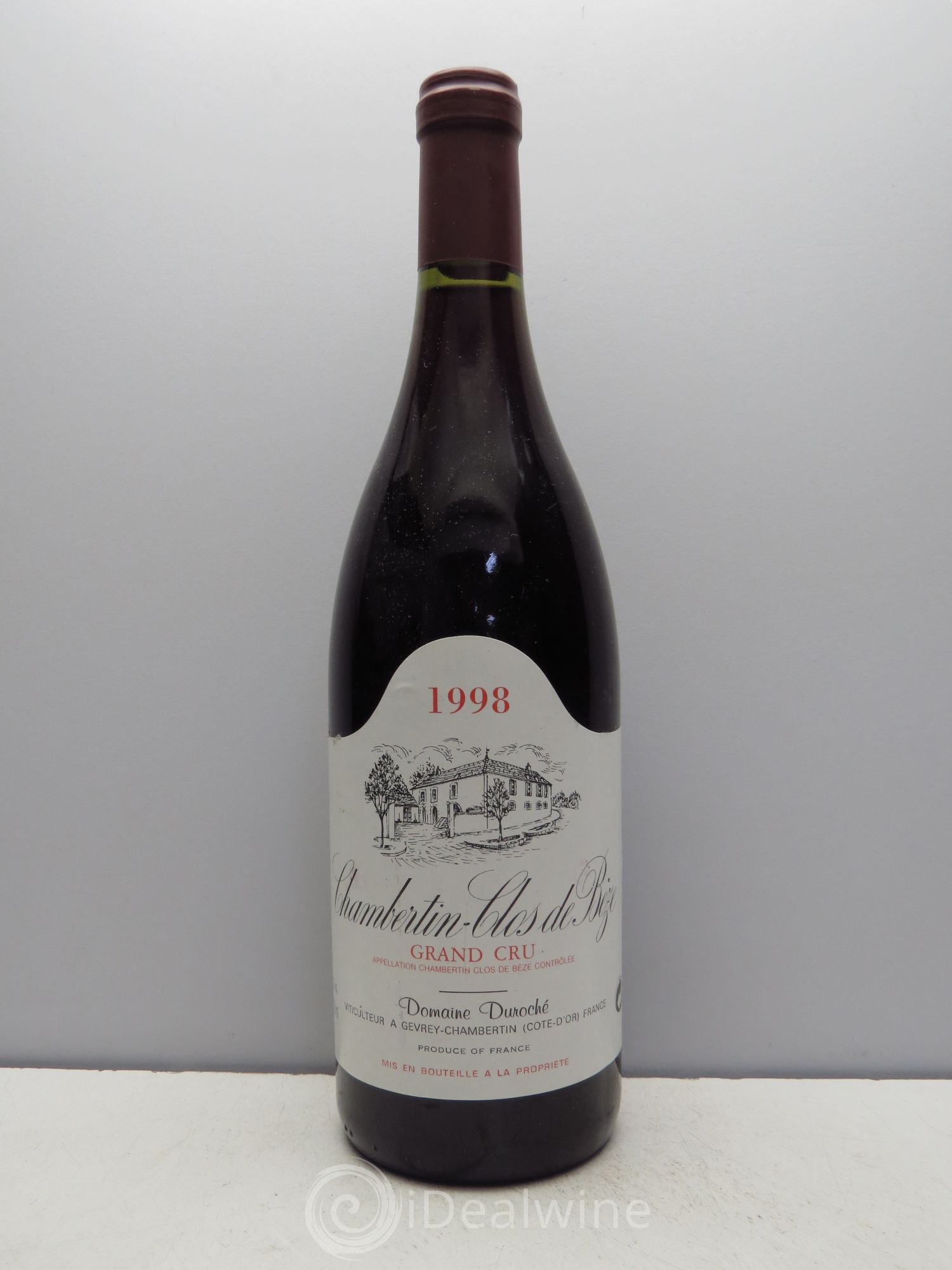 Chambertin Clos de Bèze Grand Cru Domaine Duroché 1998 - Lot de 1 bouteille - 0