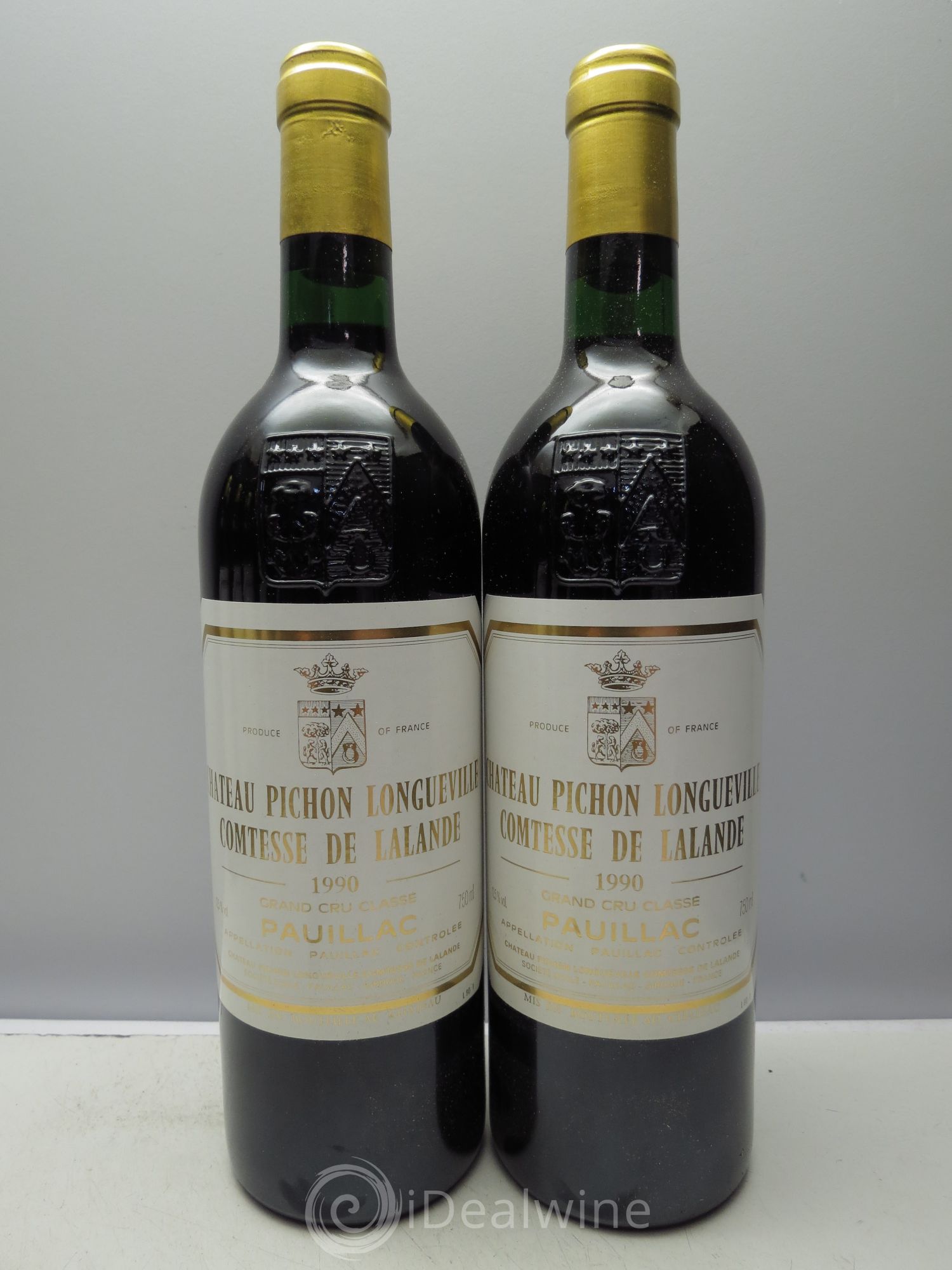 Château Pichon Longueville Comtesse de Lalande 2ème Grand Cru Classé 1990 - Lot de 12 bouteilles - 1