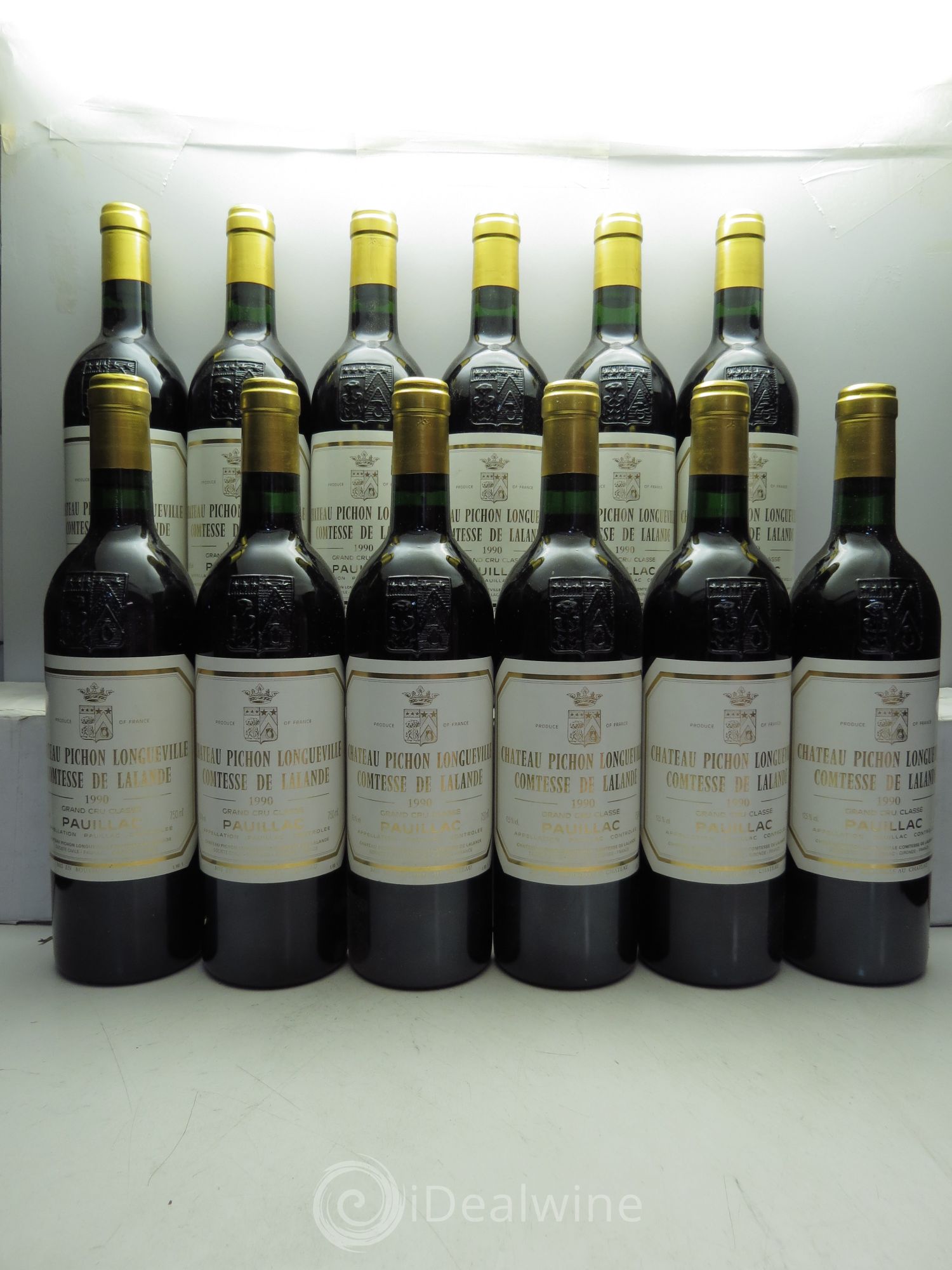 Château Pichon Longueville Comtesse de Lalande 2ème Grand Cru Classé 1990 - Lot de 12 bouteilles - 0