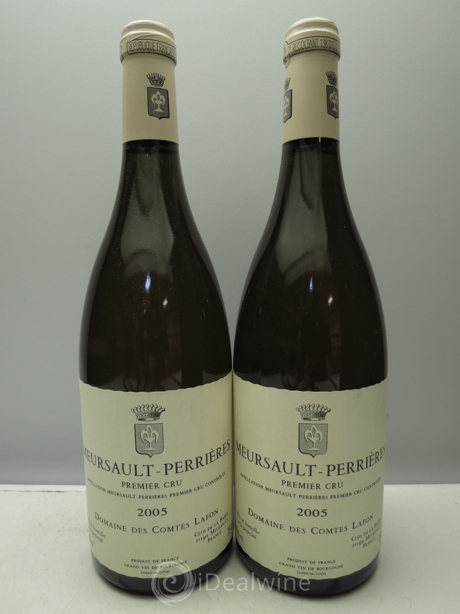 Meursault 1er Cru Perrières Comtes Lafon (Domaine des) 2005 - Lot de 2 bouteilles - 0