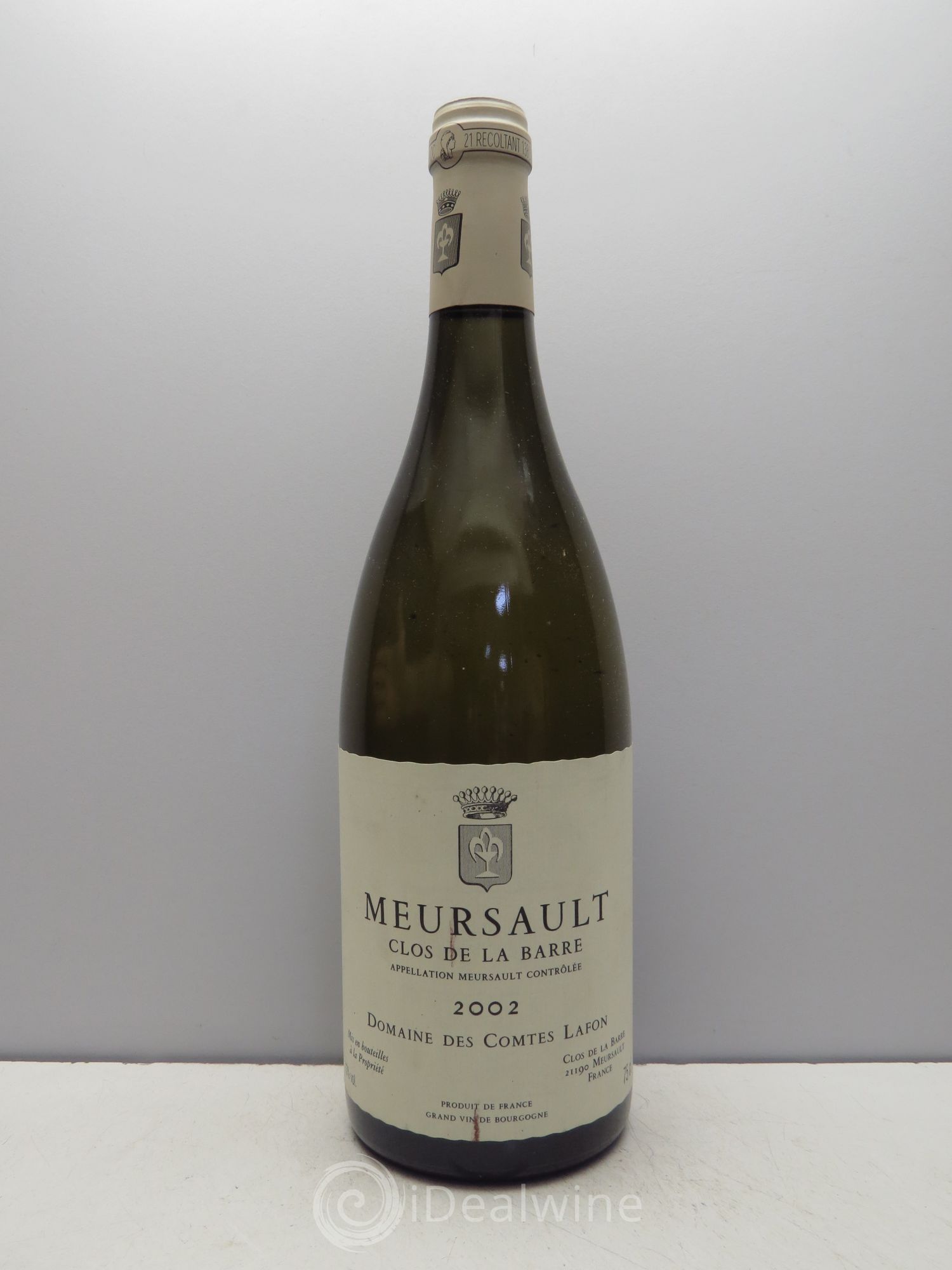 Meursault Clos de la Barre Comtes Lafon (Domaine des) 2002 - Lot de 1 bouteille - 0