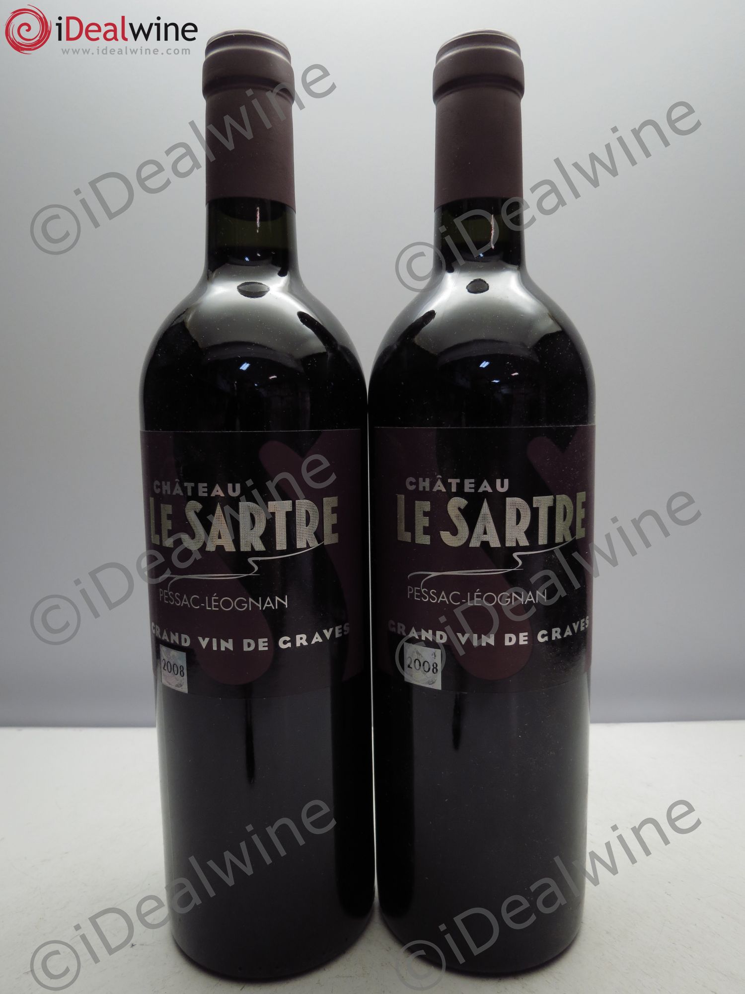 Château le Sartre 2008 - Lot de 2 bouteilles - 0