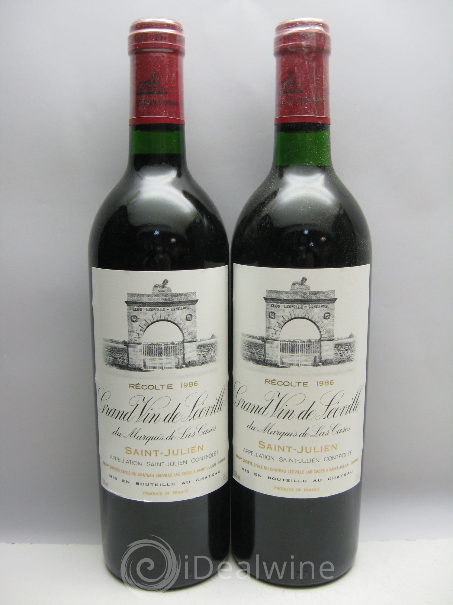 Château Léoville Las Cases 2ème Grand Cru Classé CBO sans couvercle 1986 - Lot de 12 bouteilles - 5