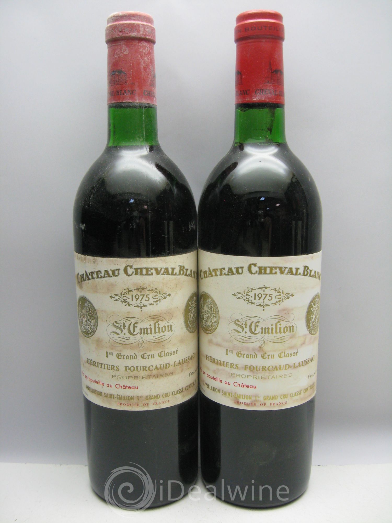 Château Cheval Blanc 1er Grand Cru Classé A (CBO sans couvercle) 1975 - Lot de 12 bouteilles - 4