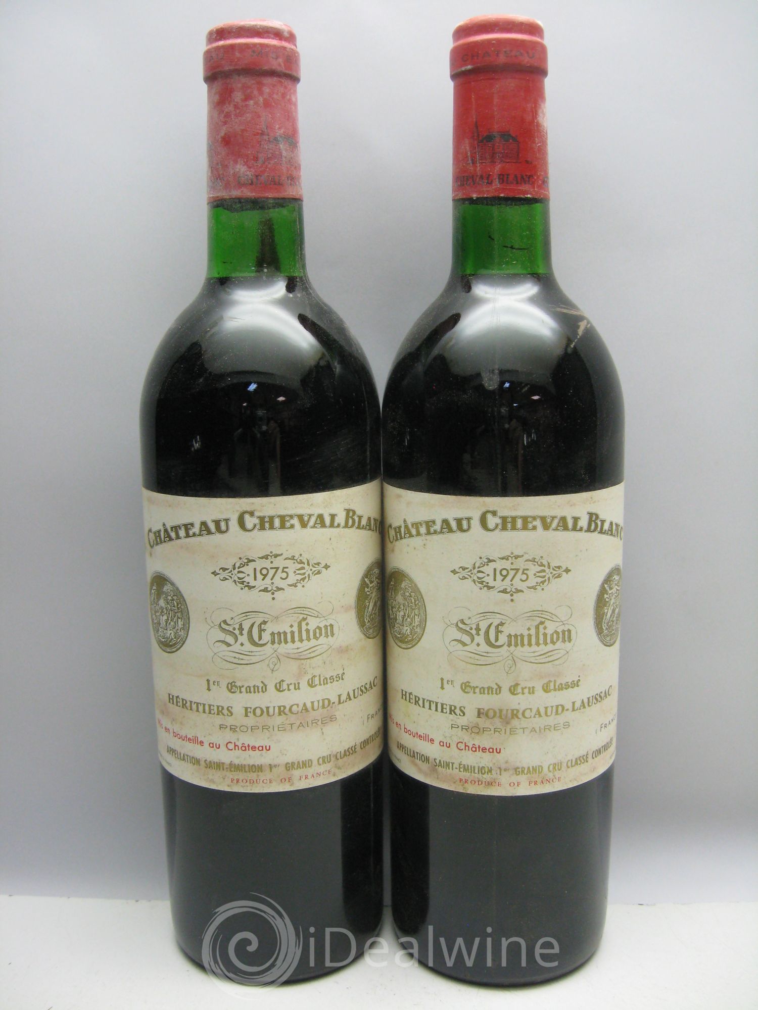 Château Cheval Blanc 1er Grand Cru Classé A (CBO sans couvercle) 1975 - Lot de 12 bouteilles - 5