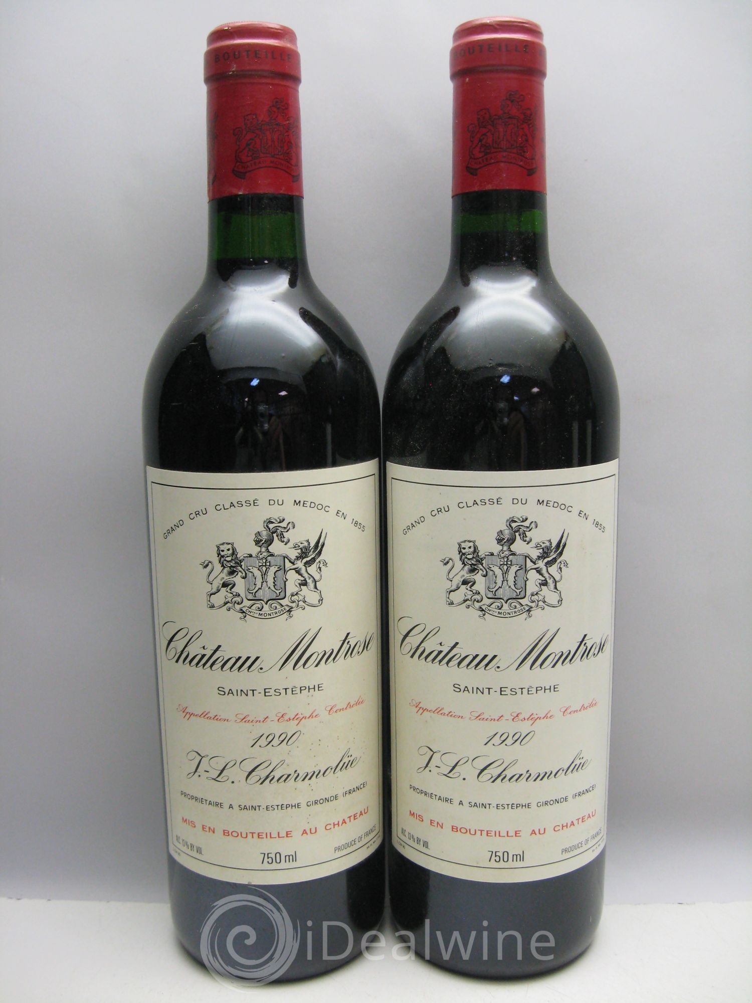 Château Montrose 2ème Grand Cru Classé 1990 - Lot de 6 bouteilles - 1