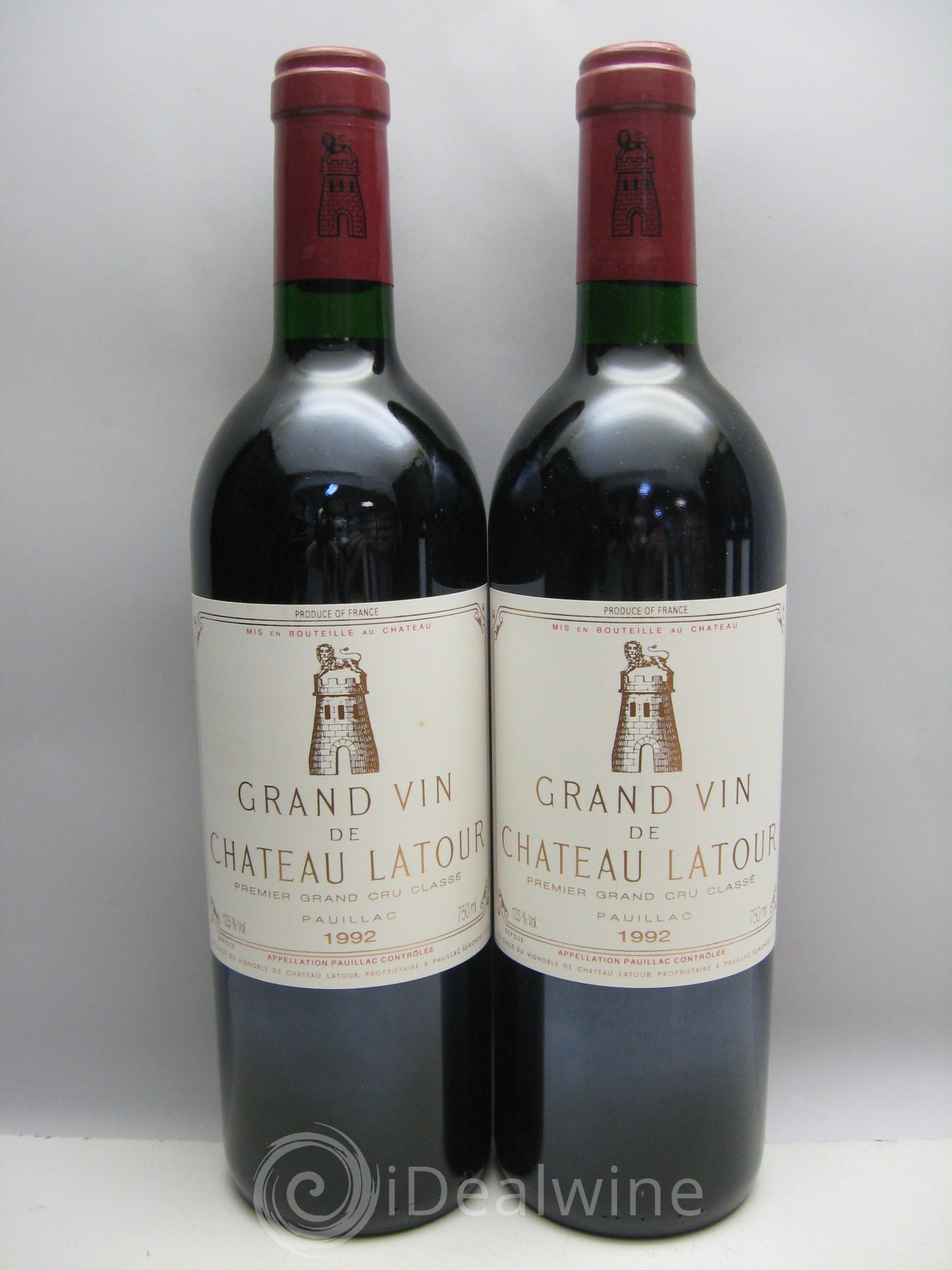 Château Latour 1er Grand Cru Classé 1992 - Lot de 6 bouteilles - 1