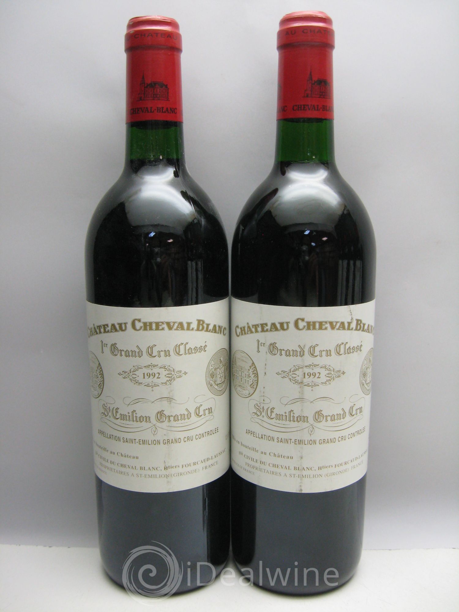 Château Cheval Blanc 1er Grand Cru Classé A 1992 - Lot de 6 bouteilles - 0