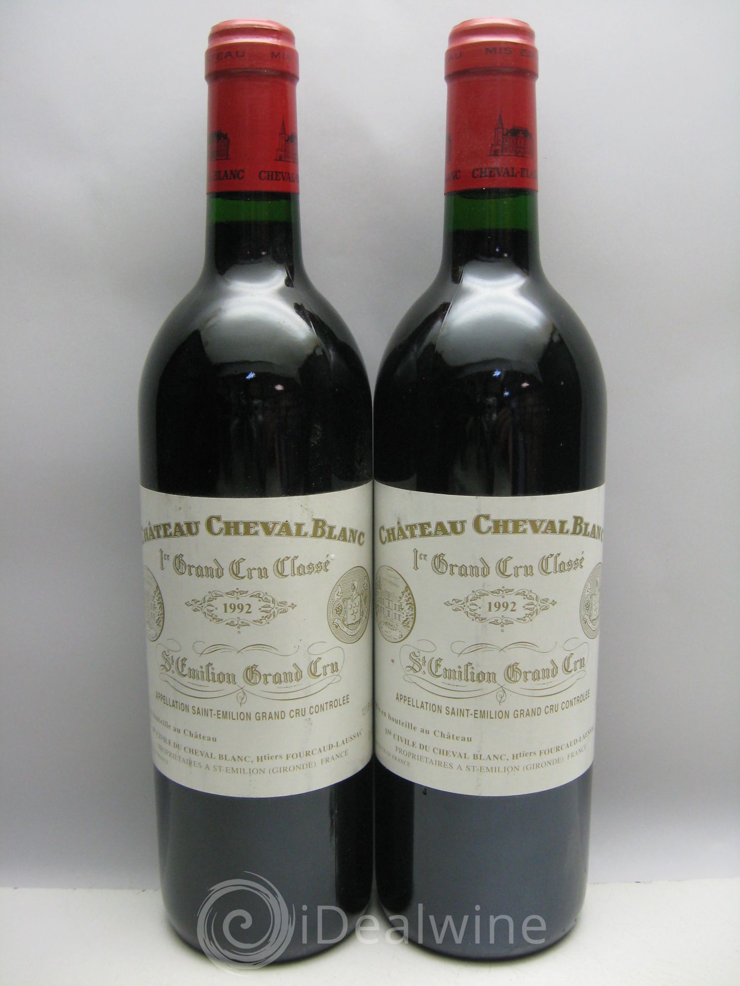 Château Cheval Blanc 1er Grand Cru Classé A 1992 - Lot de 6 bouteilles - 2