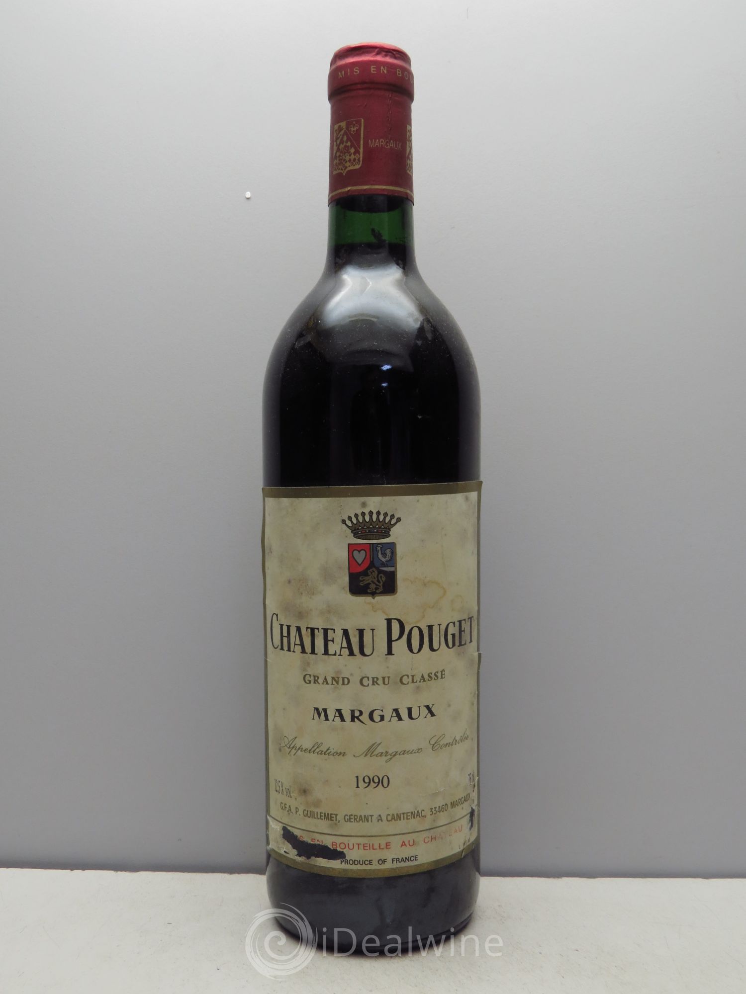Château Pouget 4ème Grand Cru Classé 1990 - Lot de 6 bouteilles - 0