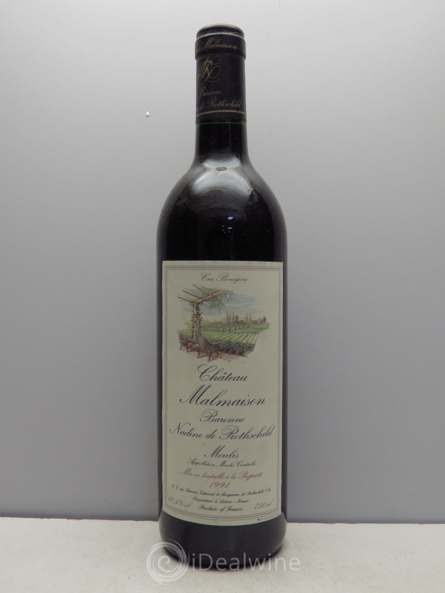 Château Moulis Château Malmaison 1991 - Posten von 1 Flasche - 0
