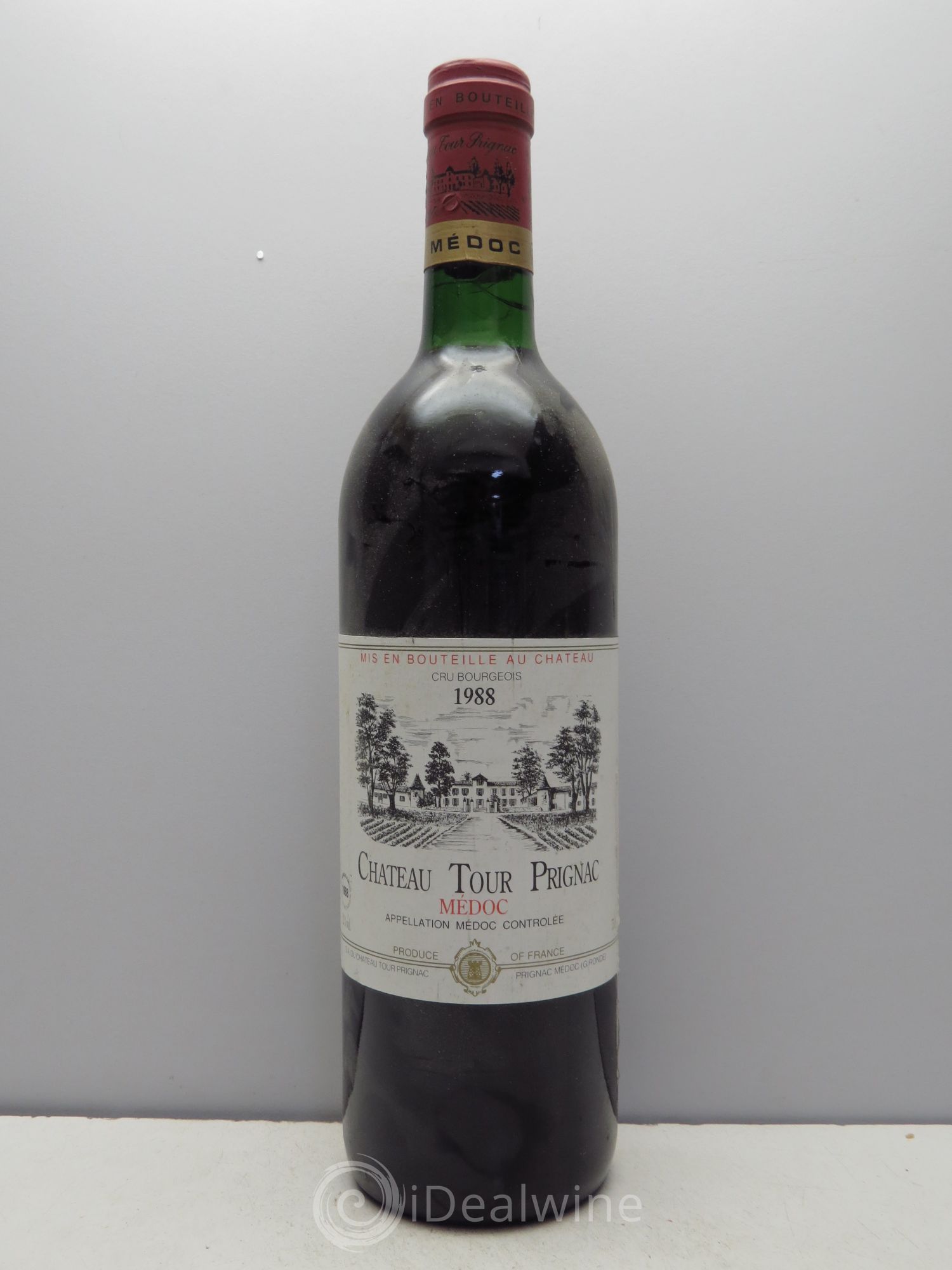 Château Tour Prignac Cru Bourgeois 1988 - Lot de 1 bouteille - 0