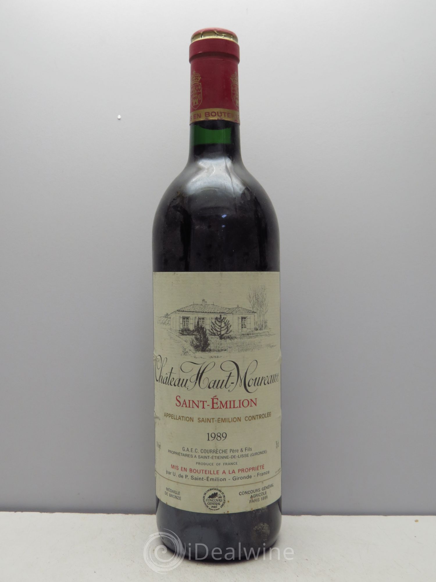 Saint-Émilion Grand Cru - Châteaux Haut Moureaux (sans prix de réserve/no reserve) 1989 - Posten von 6 Flaschen - 0