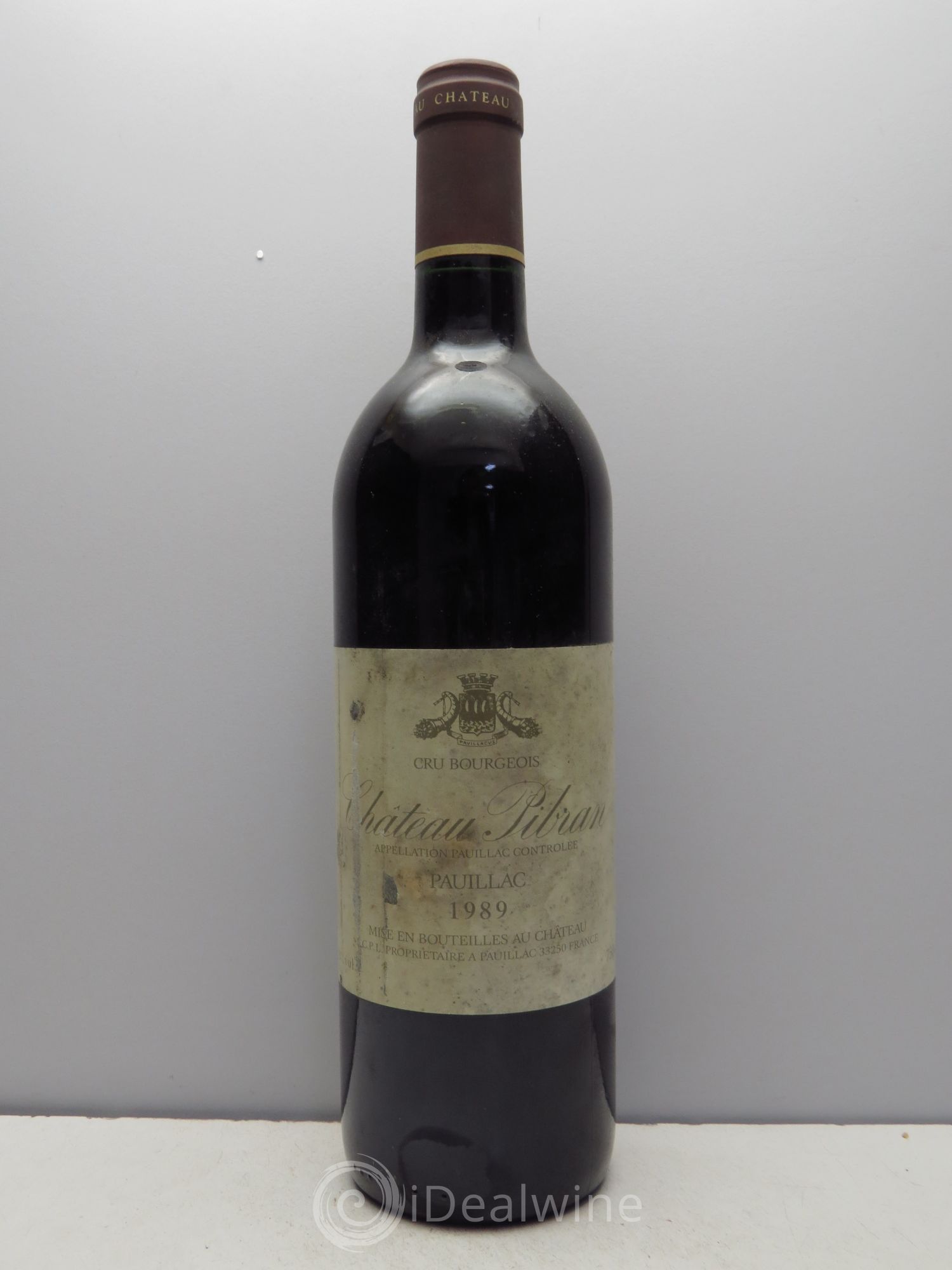 Château Pibran 1989 - Lot de 6 bouteilles - 0