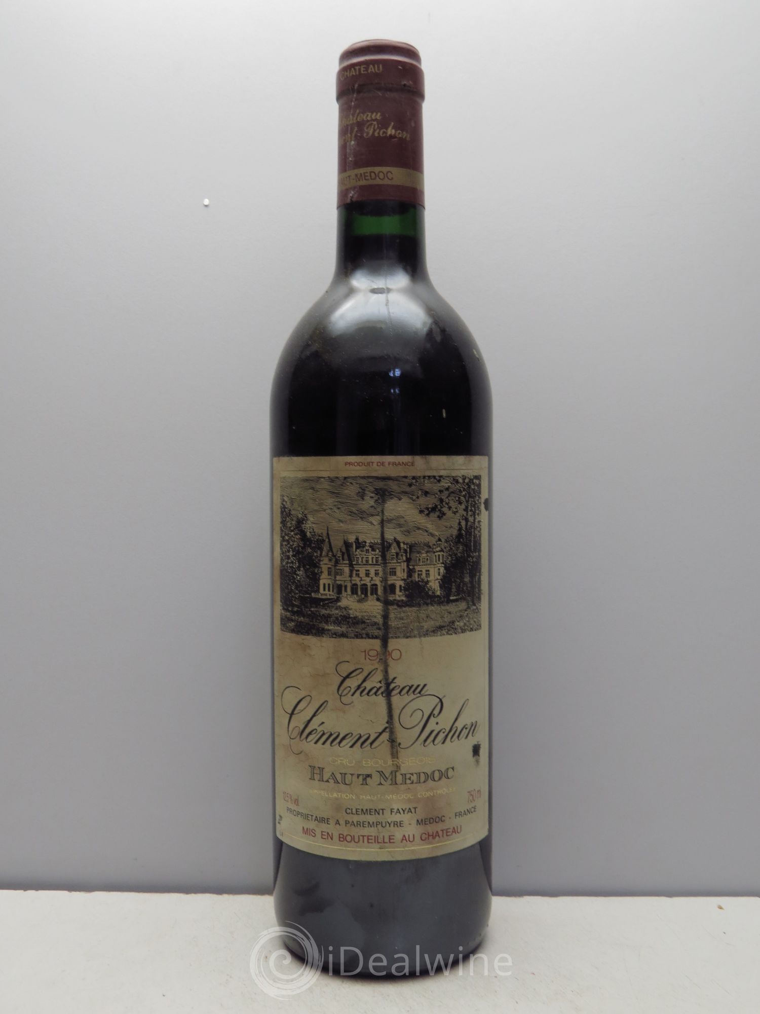 Château Clément-Pichon Cru Bourgeois 1990 - Lot de 12 bouteilles - 0