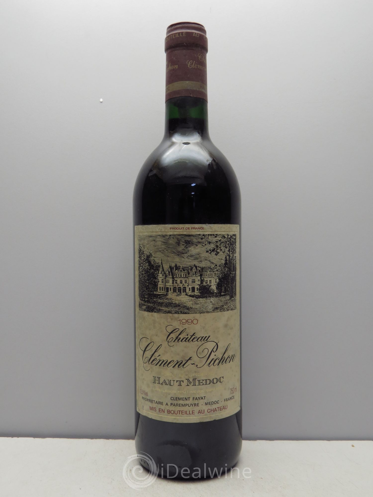 Château Clément-Pichon Cru Bourgeois 1990 - Lot de 12 bouteilles - 0