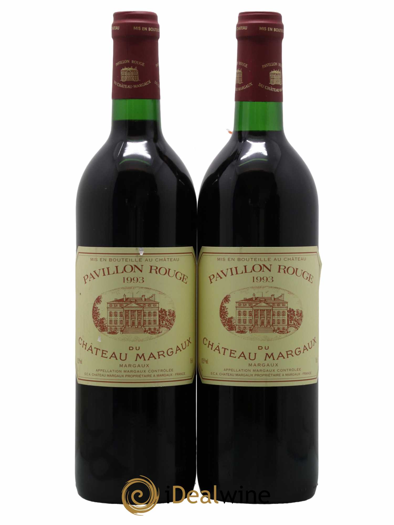 Pavillon Rouge du Château Margaux Second Vin 1993 - Lot de 2 bouteilles - 0
