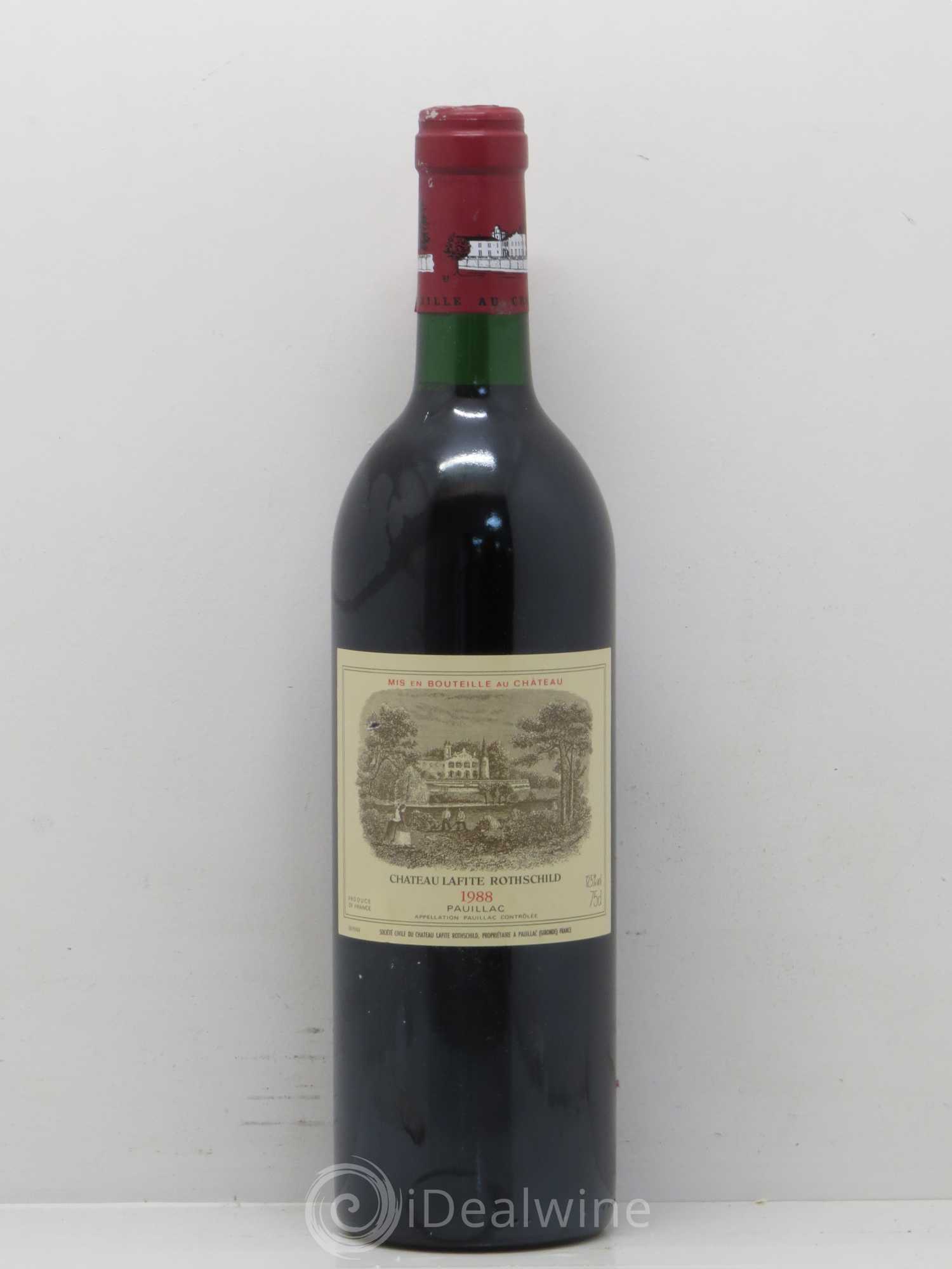 Château Lafite Rothschild 1er Grand Cru Classé 1988 - Lot de 1 bouteille - 0