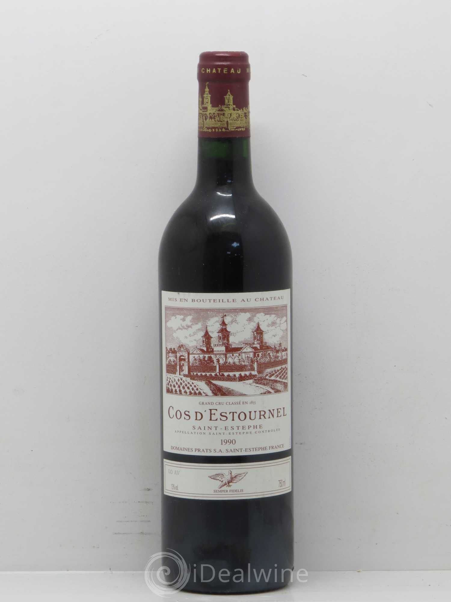 Cos d'Estournel 2ème Grand Cru Classé 1990 - Lot de 1 bouteille - 0