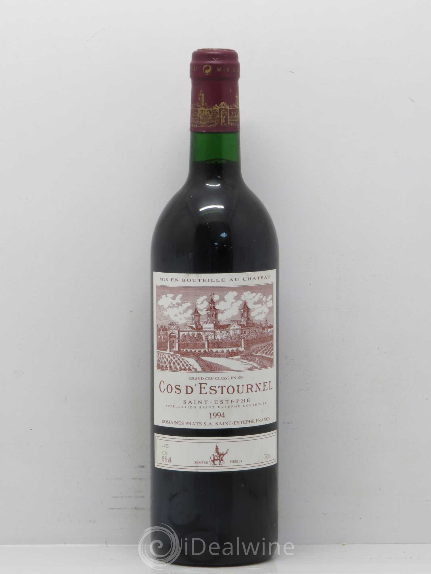 Cos d'Estournel 2ème Grand Cru Classé 1994 - Lot de 1 bouteille - 0
