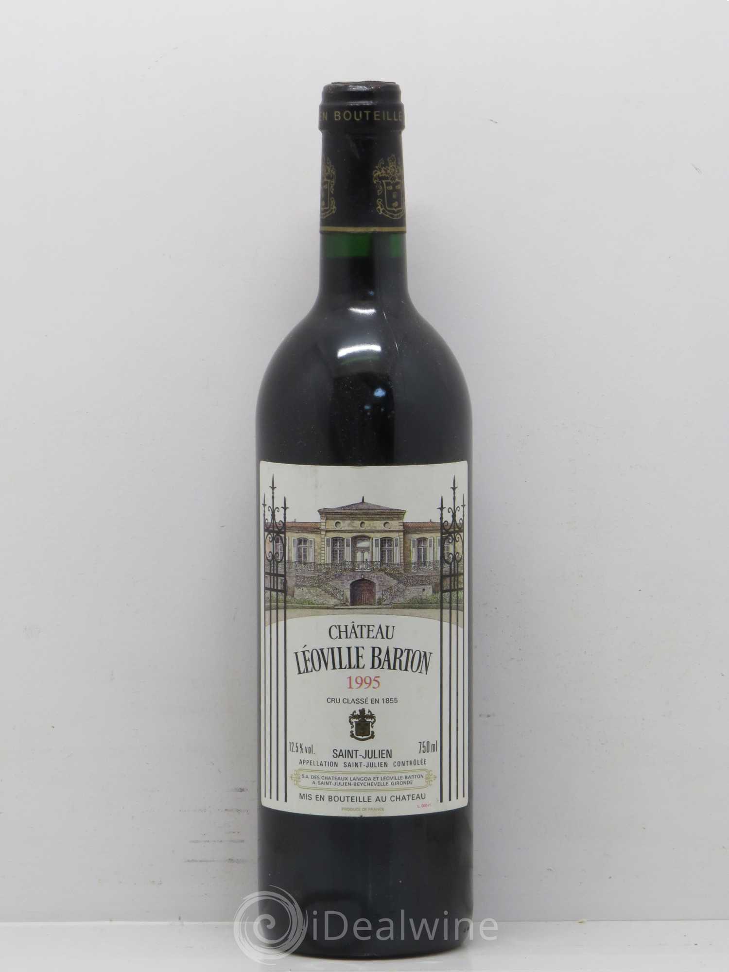 Château Léoville Barton 2ème Grand Cru Classé 1995 - Lot de 1 bouteille - 0