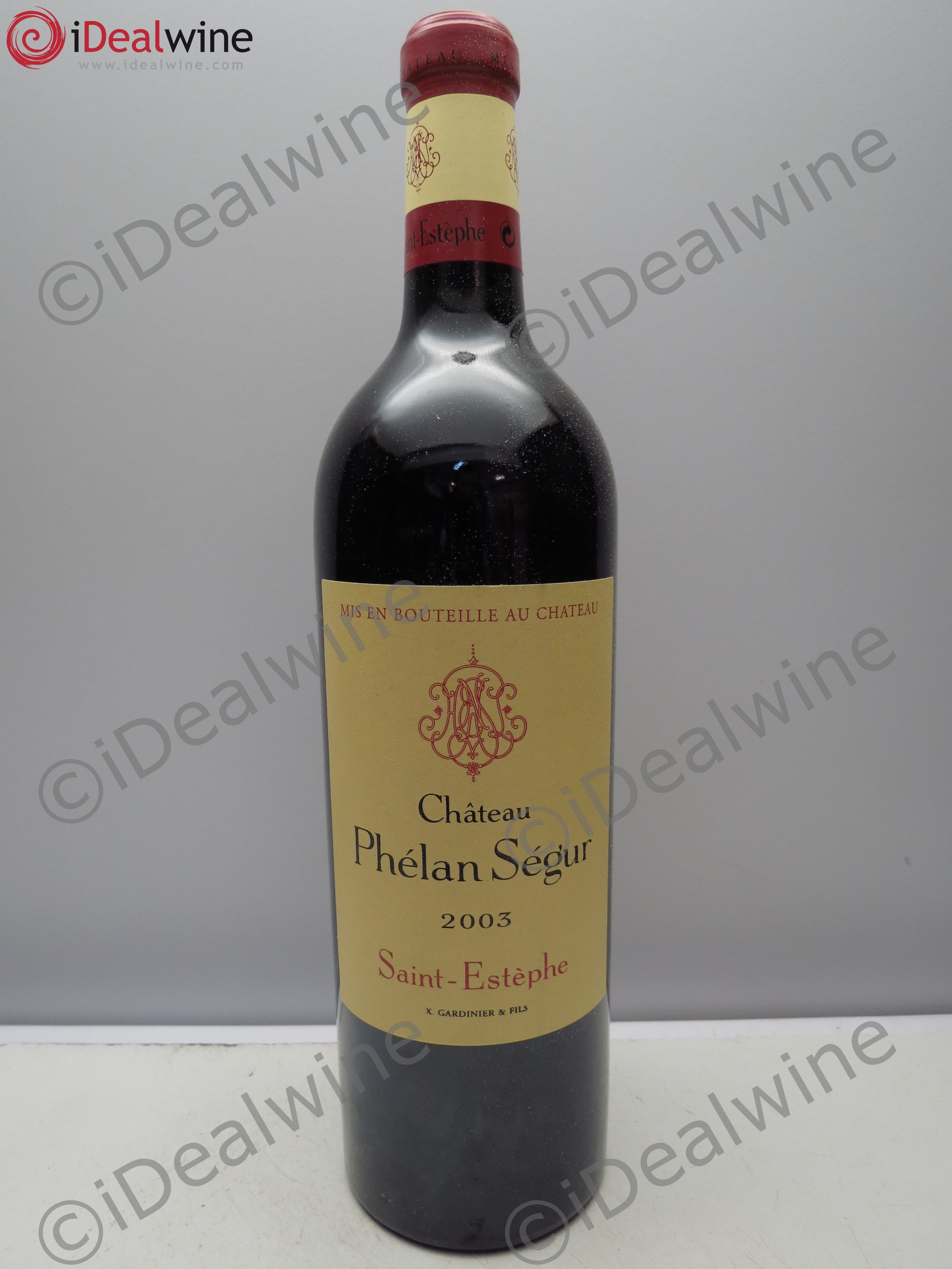 Château Phélan Ségur 2003 - Lot de 12 bouteilles - 0