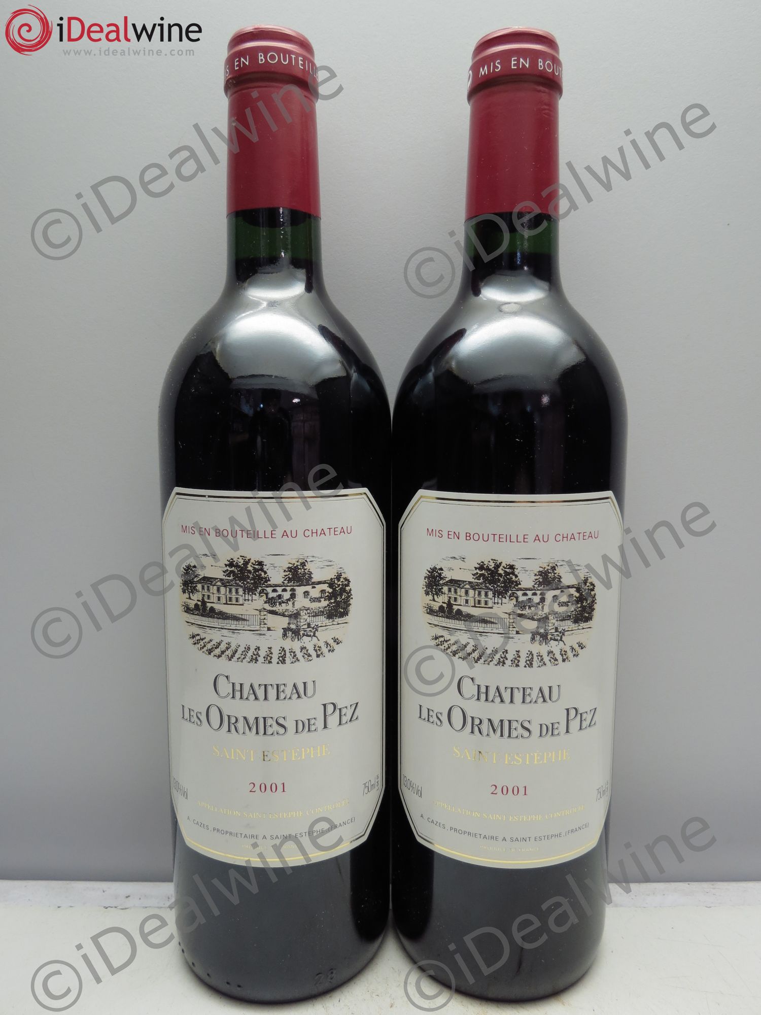 Château les Ormes de Pez 2001 - Lot de 2 bouteilles - 0