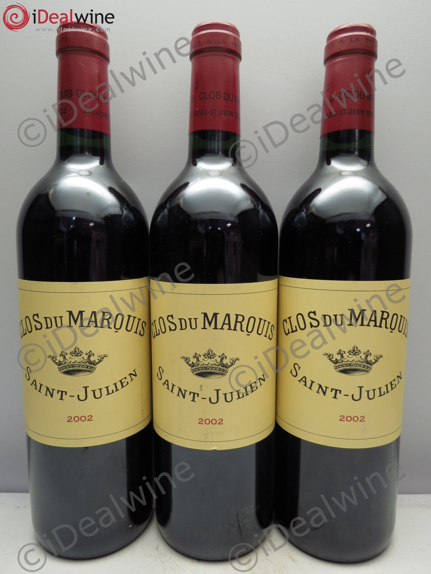 Clos du Marquis 2002 - Lot de 3 bouteilles - 0