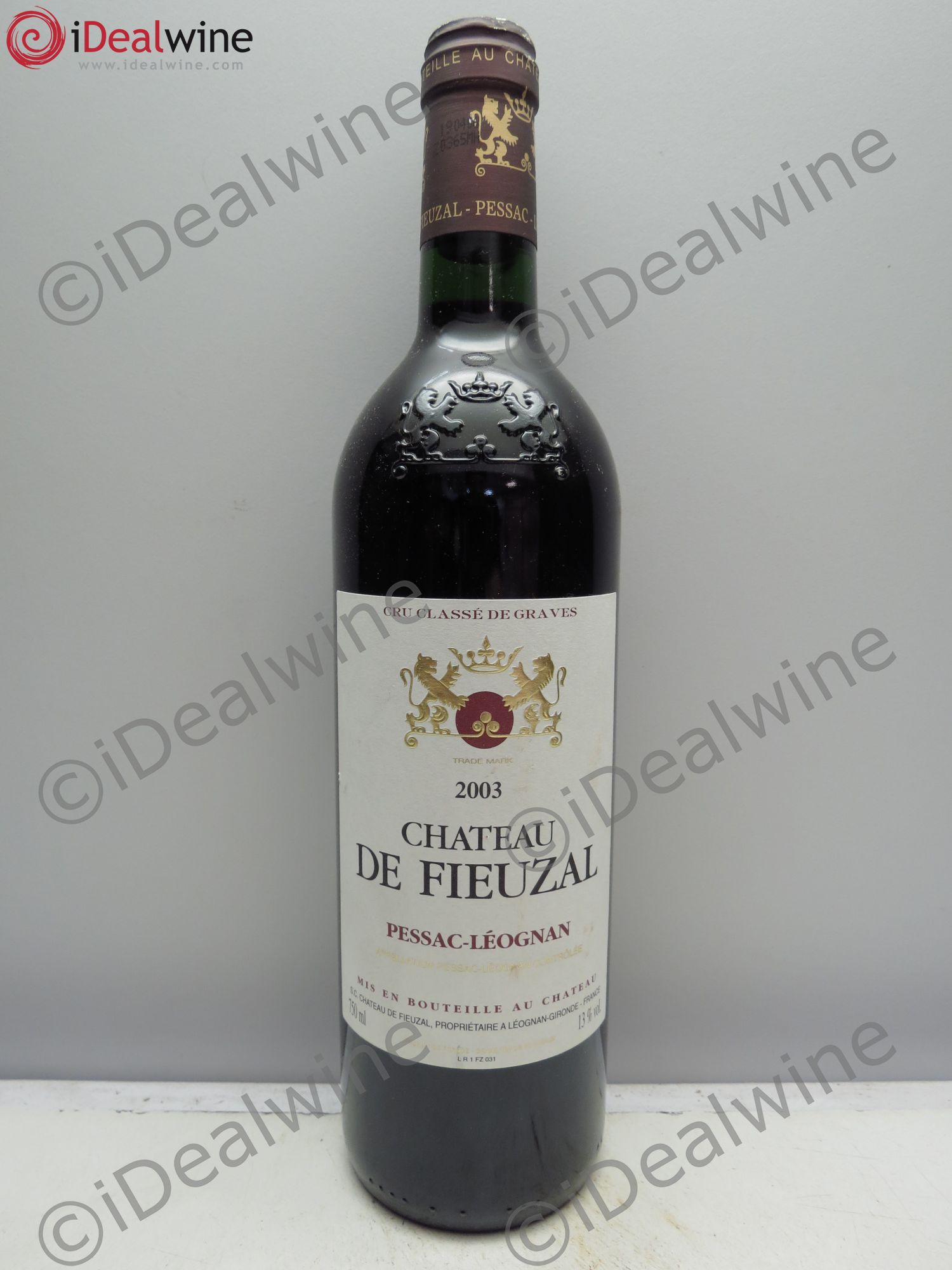 Château de Fieuzal Cru Classé de Graves 2003 - Lot de 1 bouteille - 0