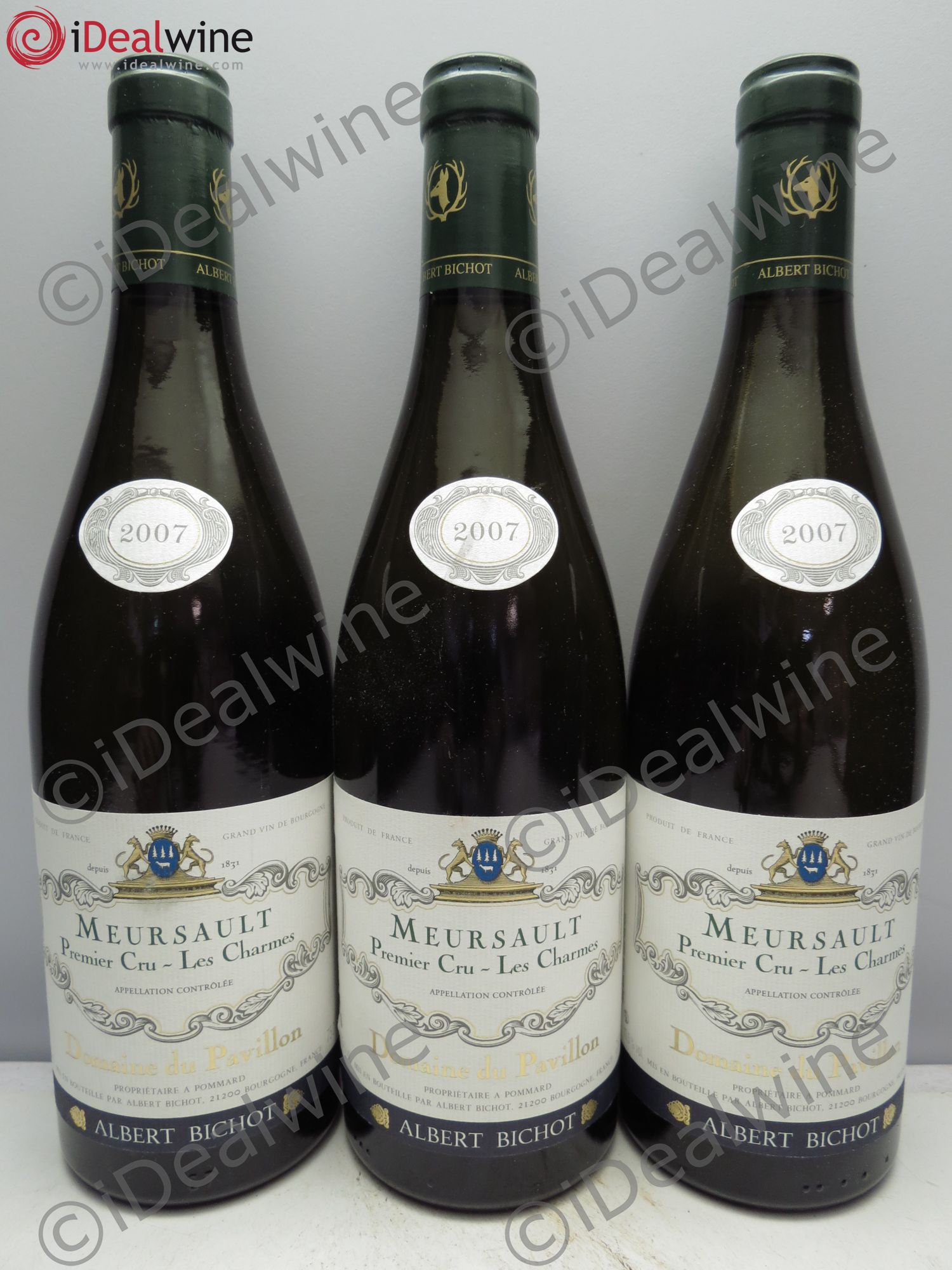 Meursault 1er Cru Albert Bichot 2007 - Lot de 3 bouteilles - 0