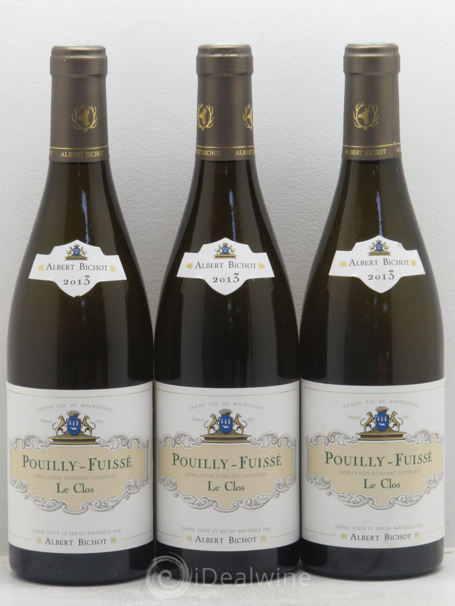 Pouilly-Fuissé Le Clos - Albert Bichot 2013 - Posten von 3 Flaschen - 0