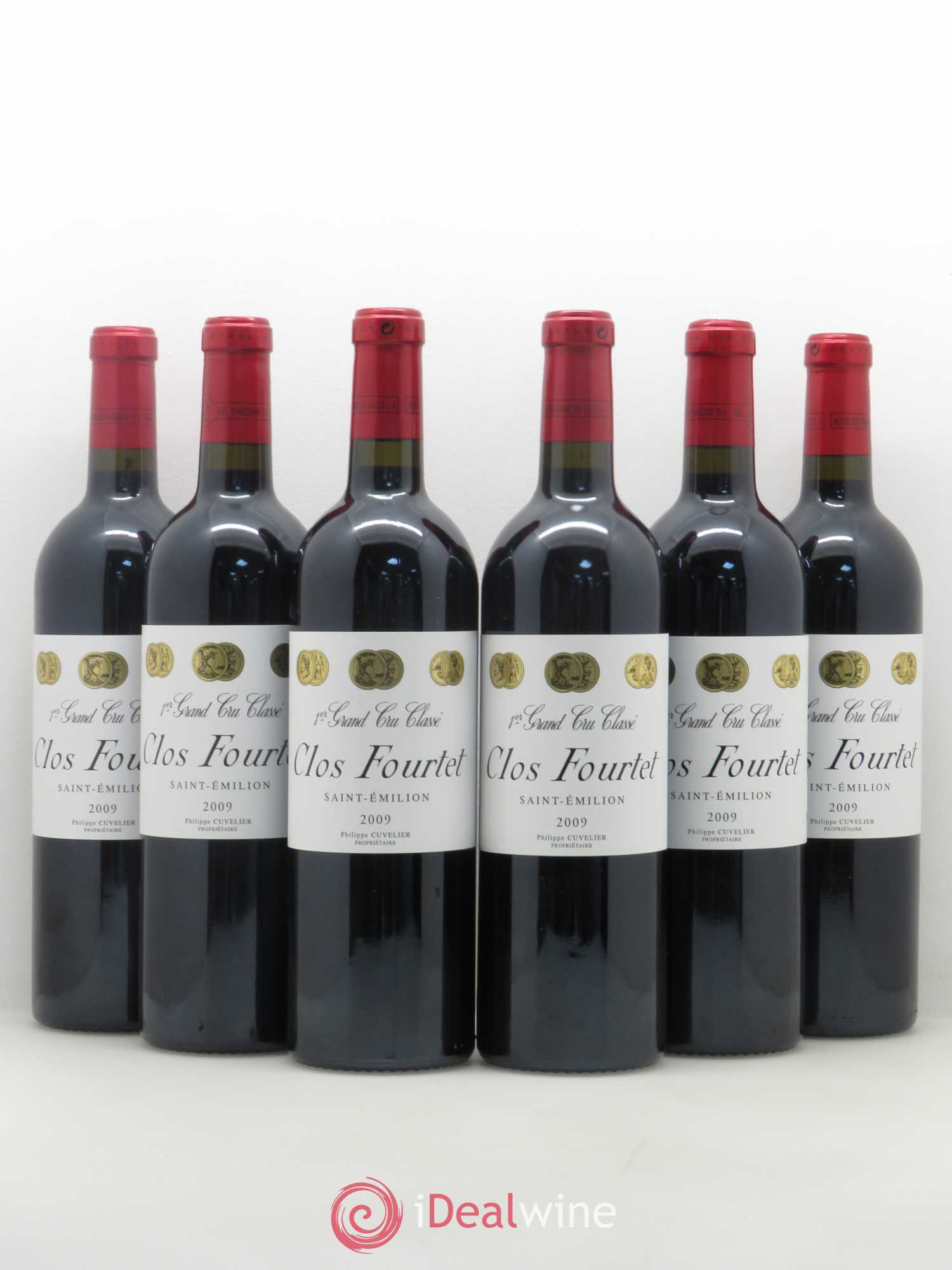 Clos Fourtet 1er Grand Cru Classé B 2009 - Lot de 6 bouteilles - 0