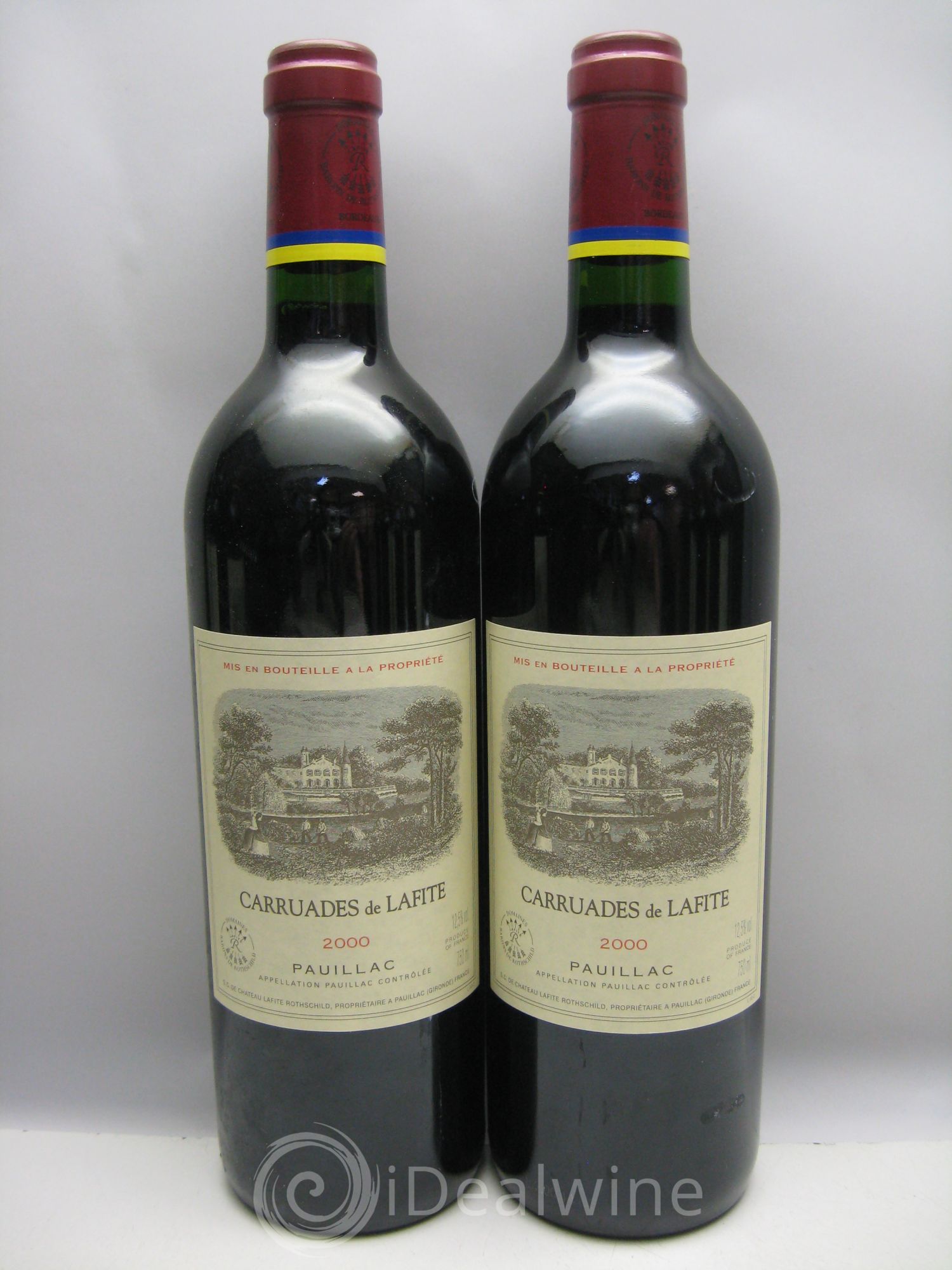 Carruades de Lafite Rothschild Second Vin 2000 - Lot de 12 bouteilles - 1