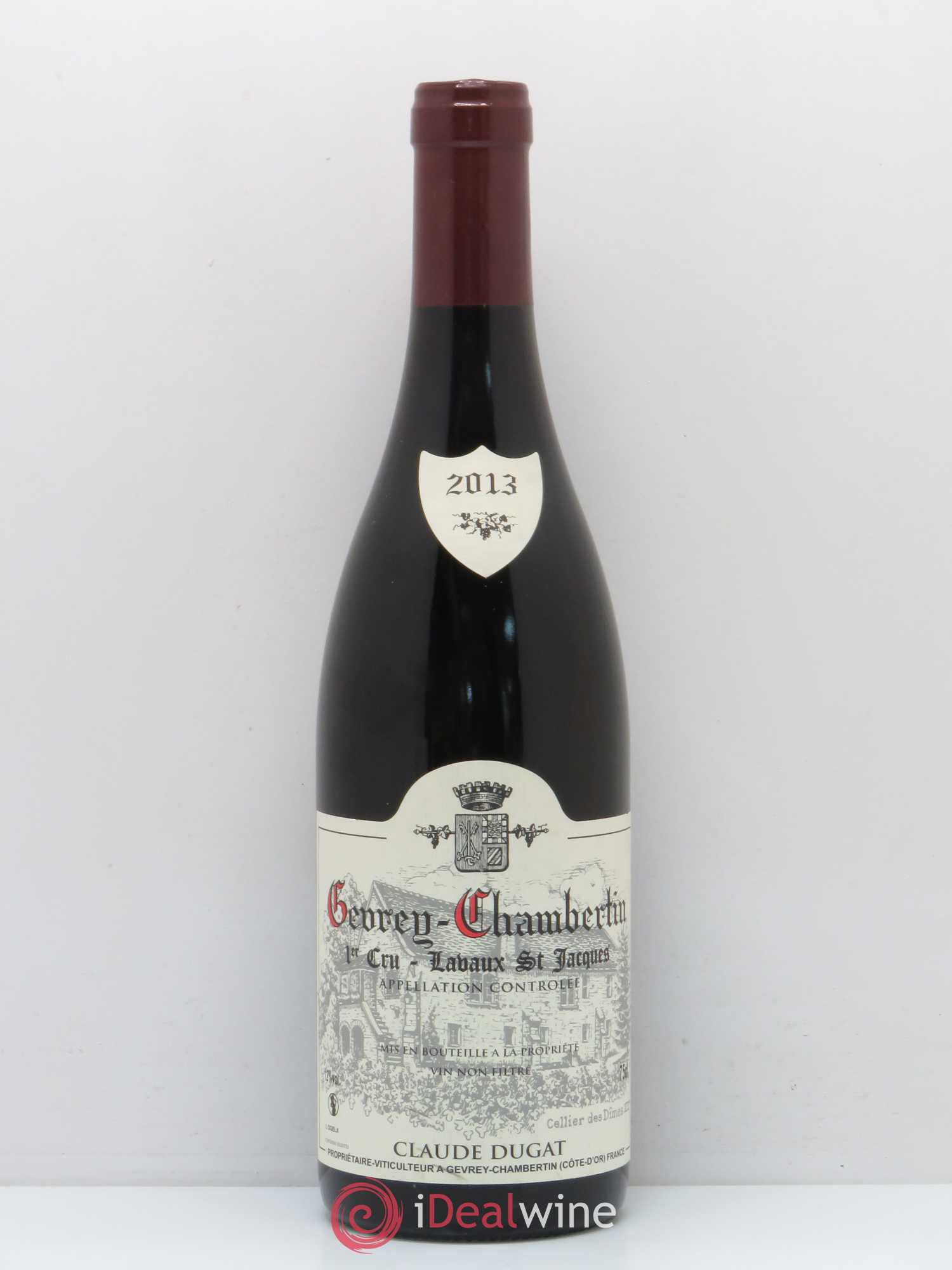 Gevrey-Chambertin 1er Cru Lavaux Saint-Jacques Claude Dugat 2013 - Lot de 1 bouteille - 0