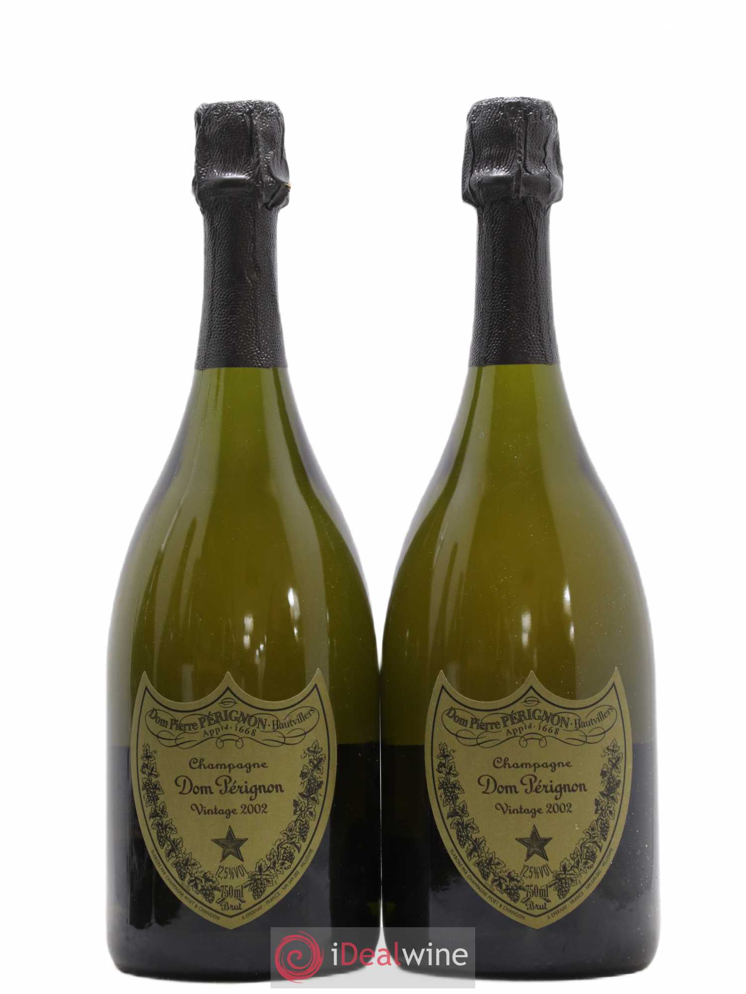 Brut Dom Pérignon 2002 - Lot de 2 bouteilles - 0